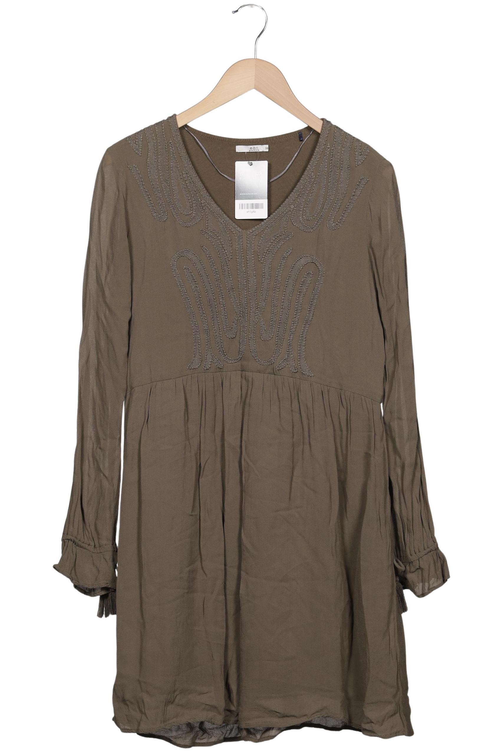 

edc by Esprit Damen Kleid, grün, Gr. 38