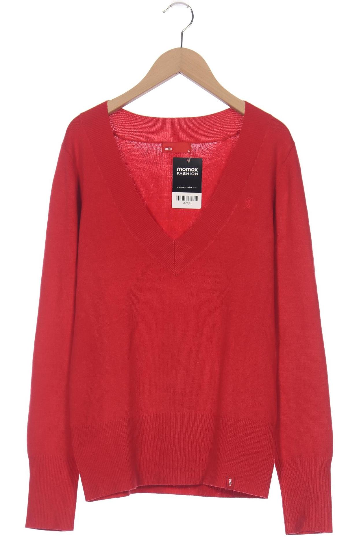 

edc by Esprit Damen Pullover, rot, Gr. 42