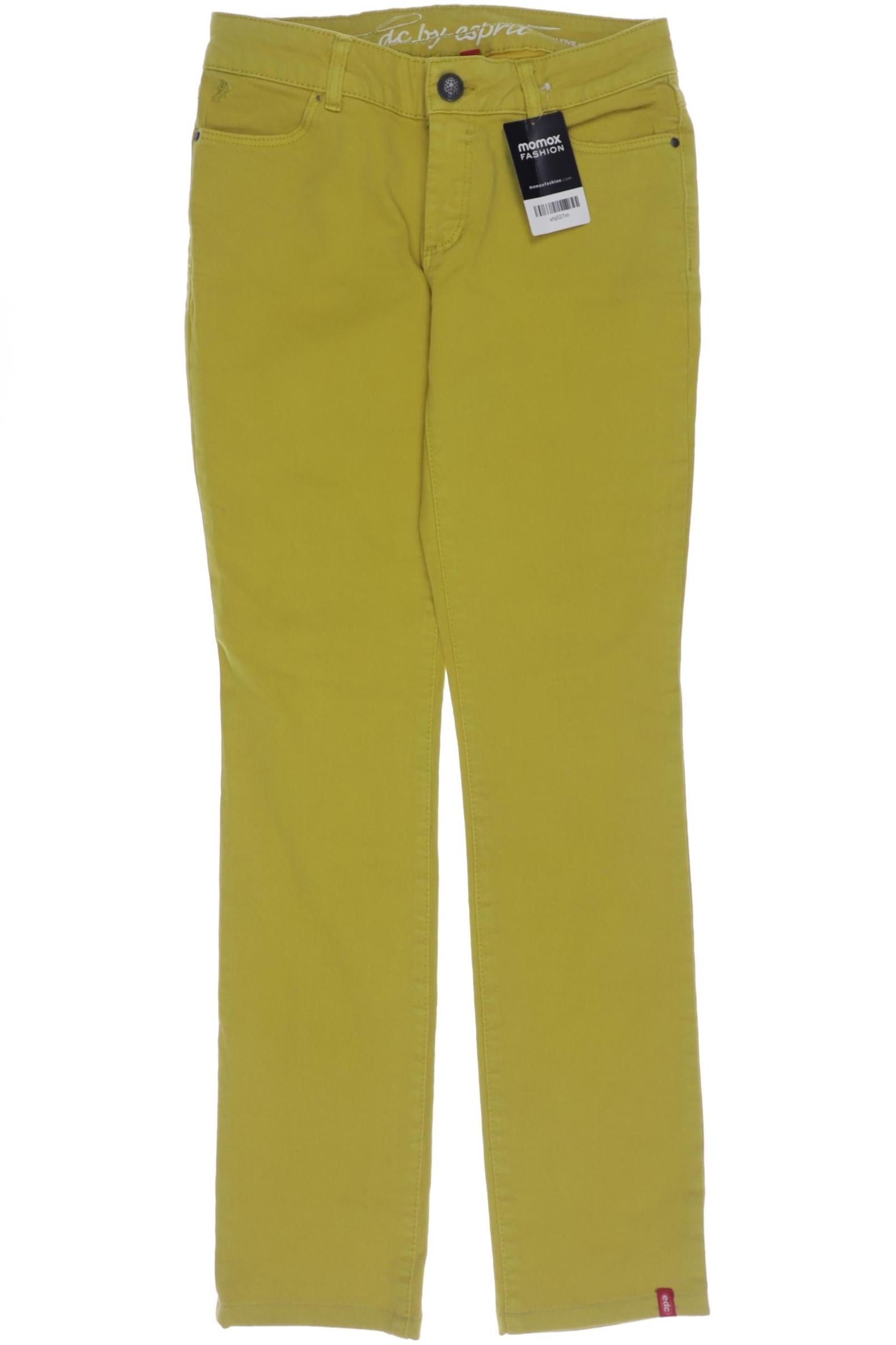 

edc by Esprit Damen Jeans, gelb, Gr. 34