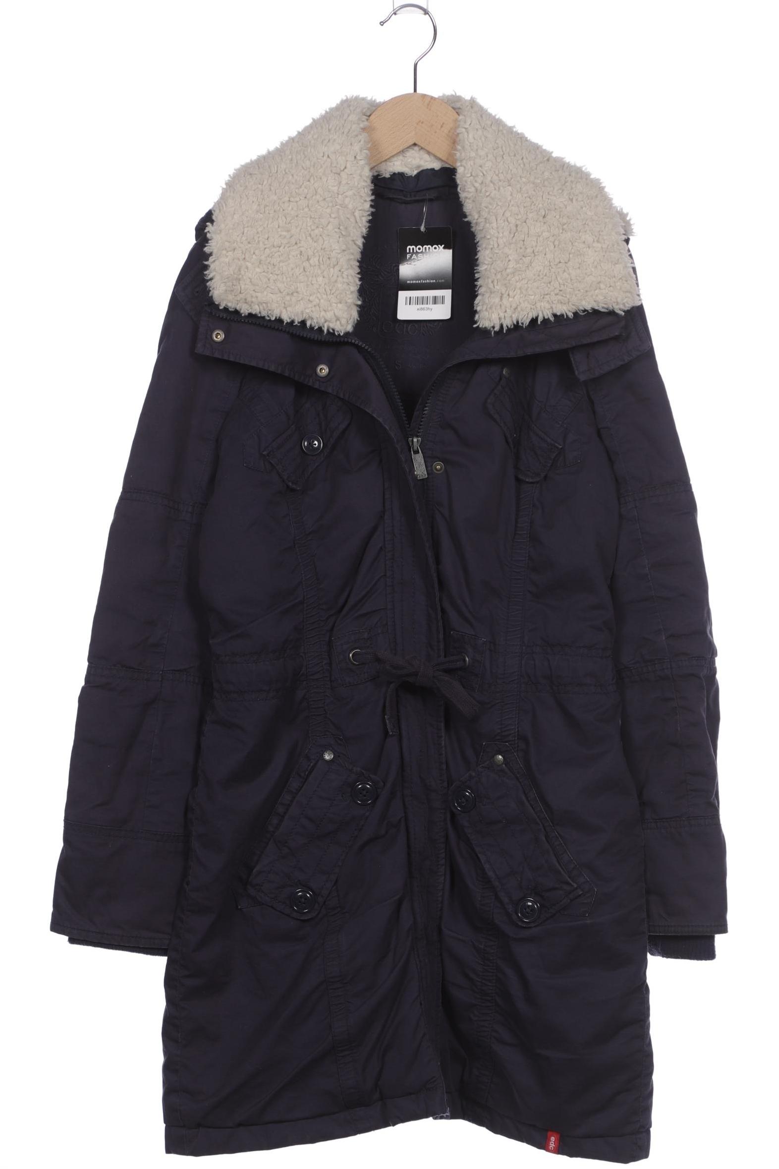 

edc by Esprit Damen Mantel, marineblau, Gr. 36