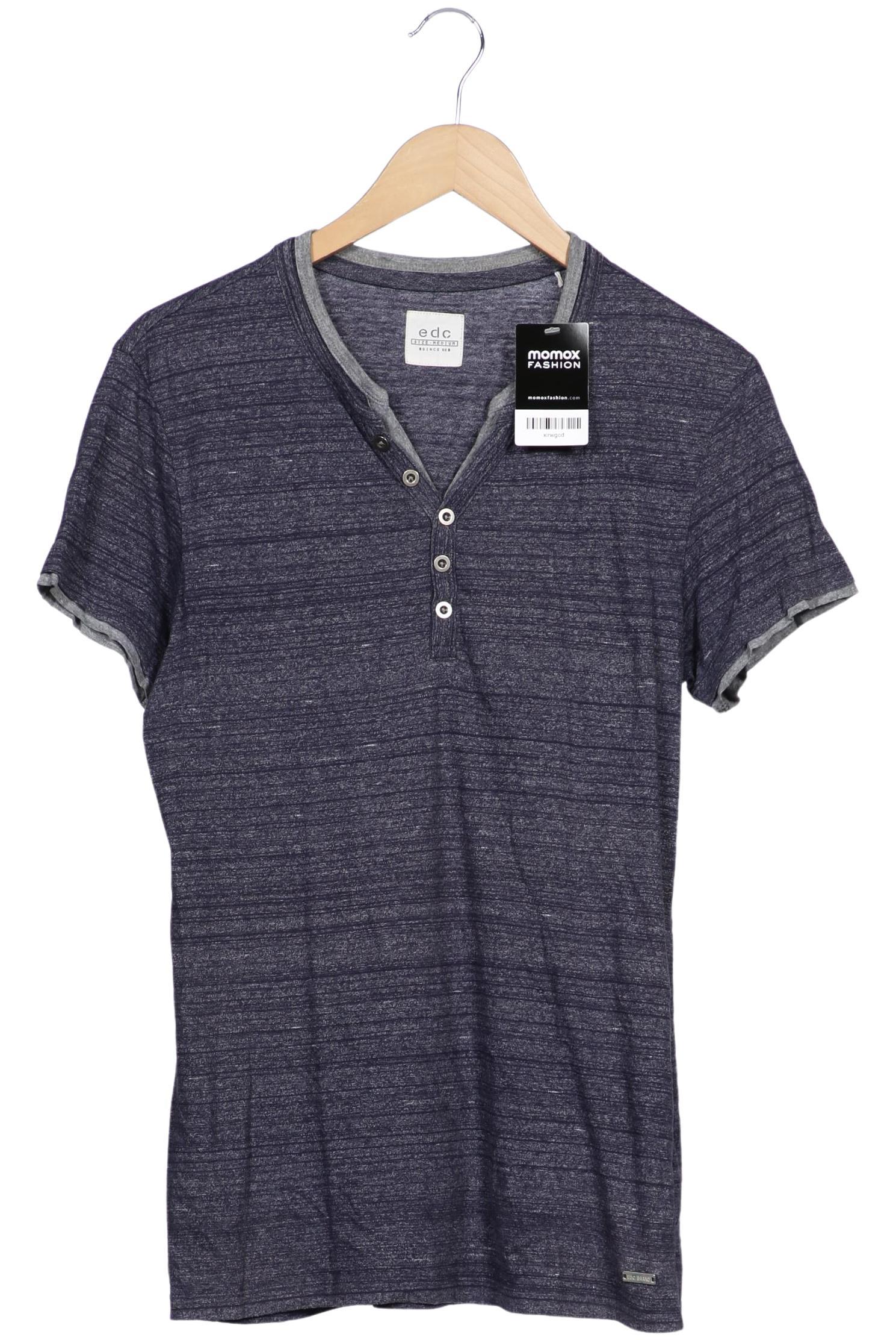 Thumbnail - edc by Esprit Herren T-Shirt, marineblau, Gr. 48