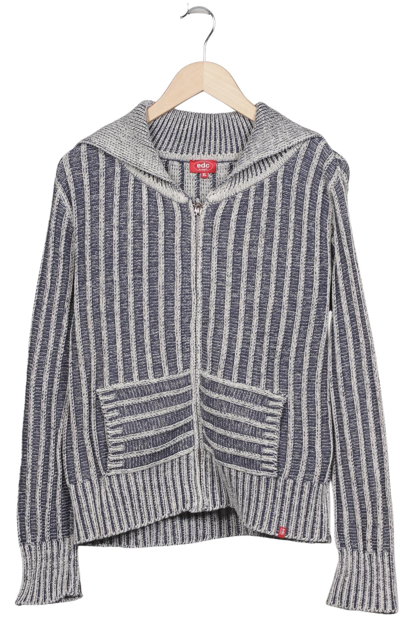 

edc by Esprit Damen Strickjacke, mehrfarbig, Gr. 44