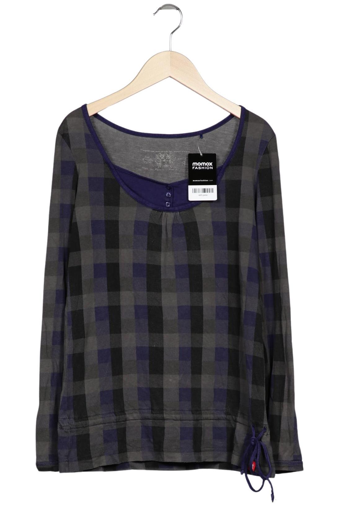 

edc by Esprit Damen Langarmshirt, mehrfarbig, Gr. 36