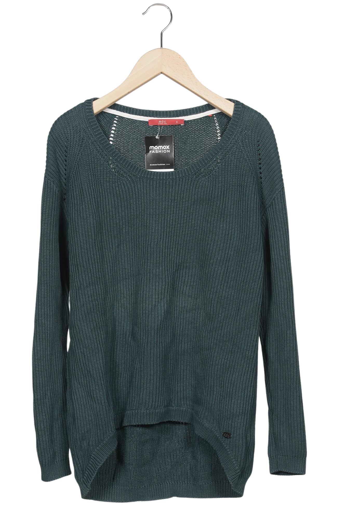 

edc by Esprit Damen Pullover, grün, Gr. 36