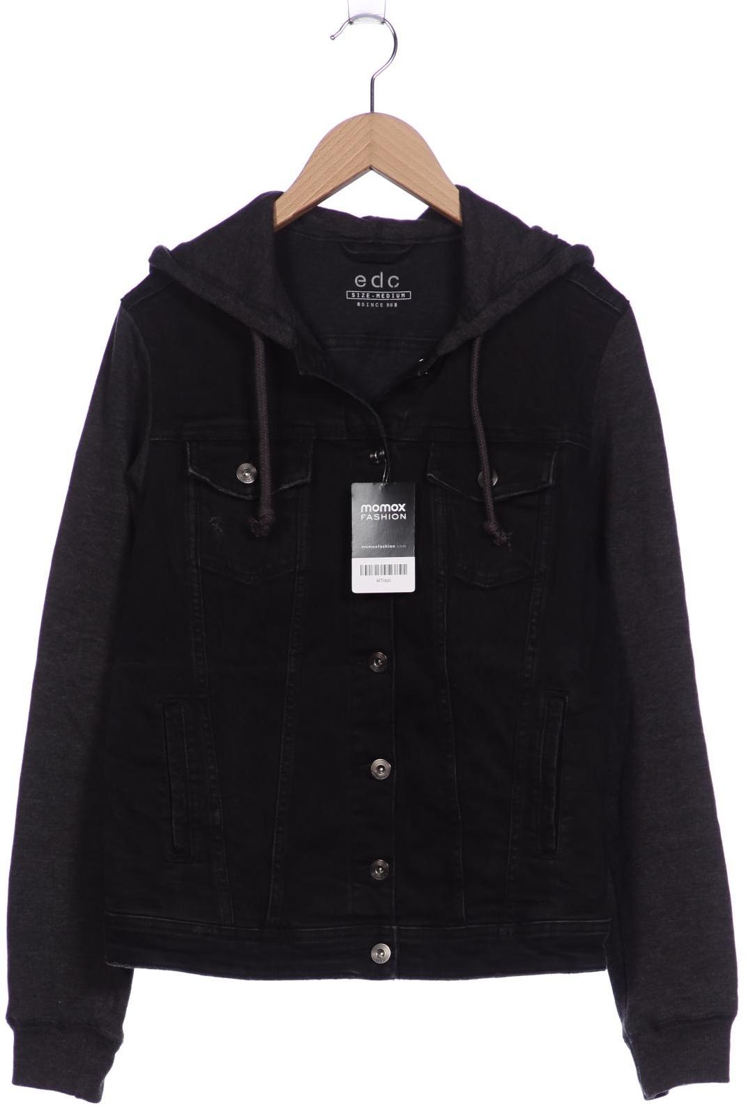 

edc by Esprit Damen Jacke, schwarz, Gr. 38