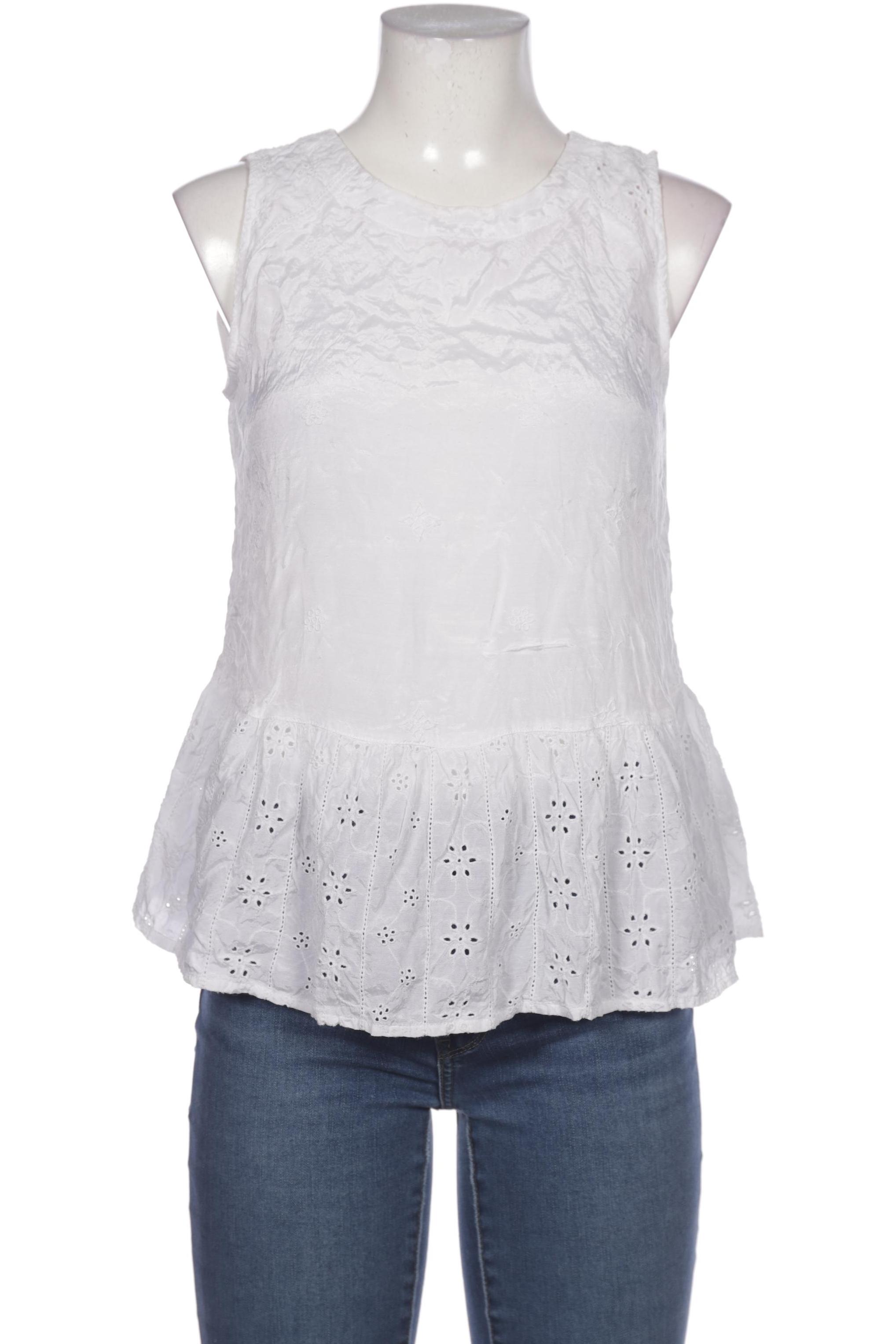 

edc by Esprit Damen Bluse, weiß, Gr. 38