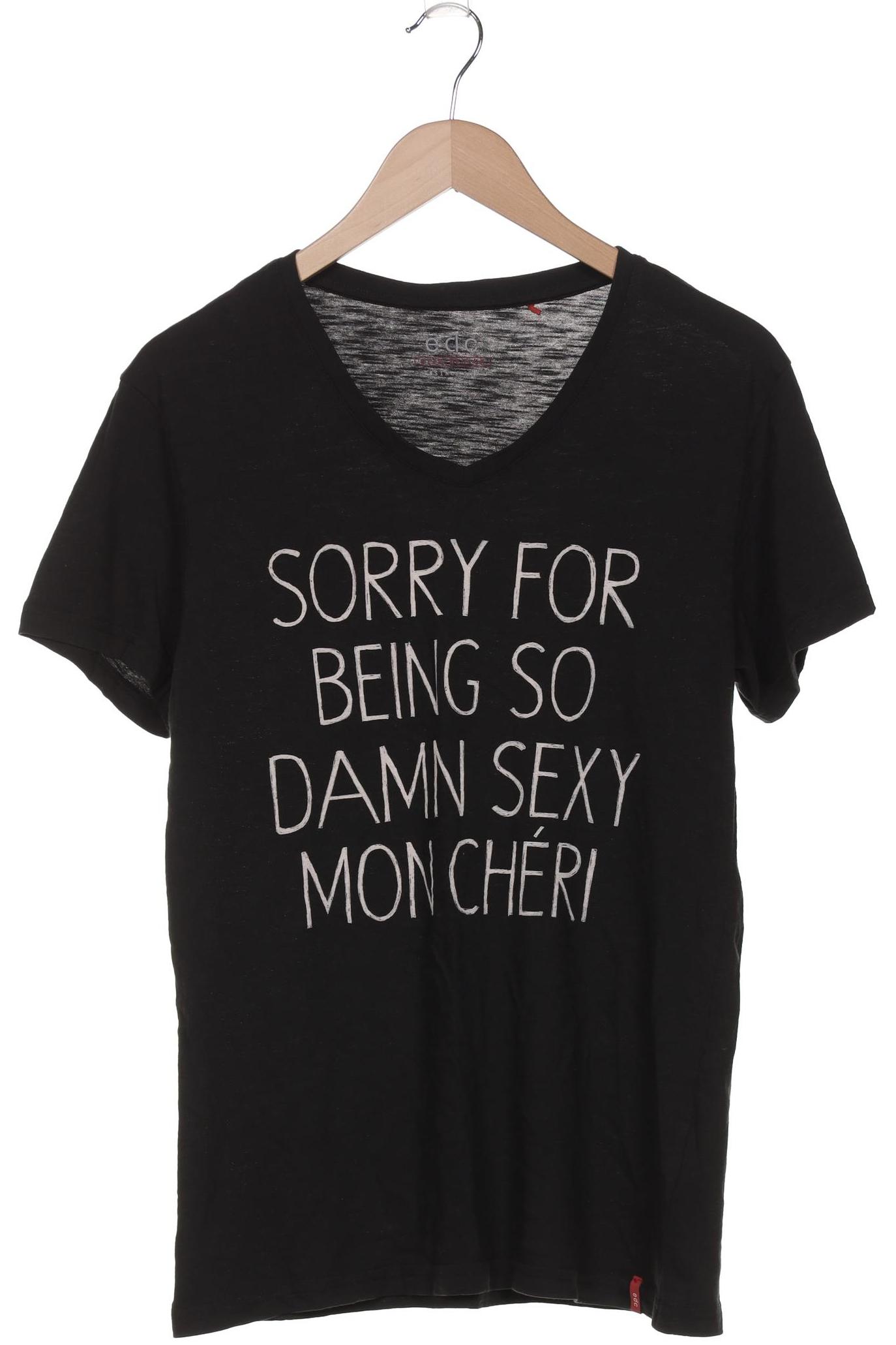 

edc by Esprit Herren T-Shirt, schwarz, Gr. 48