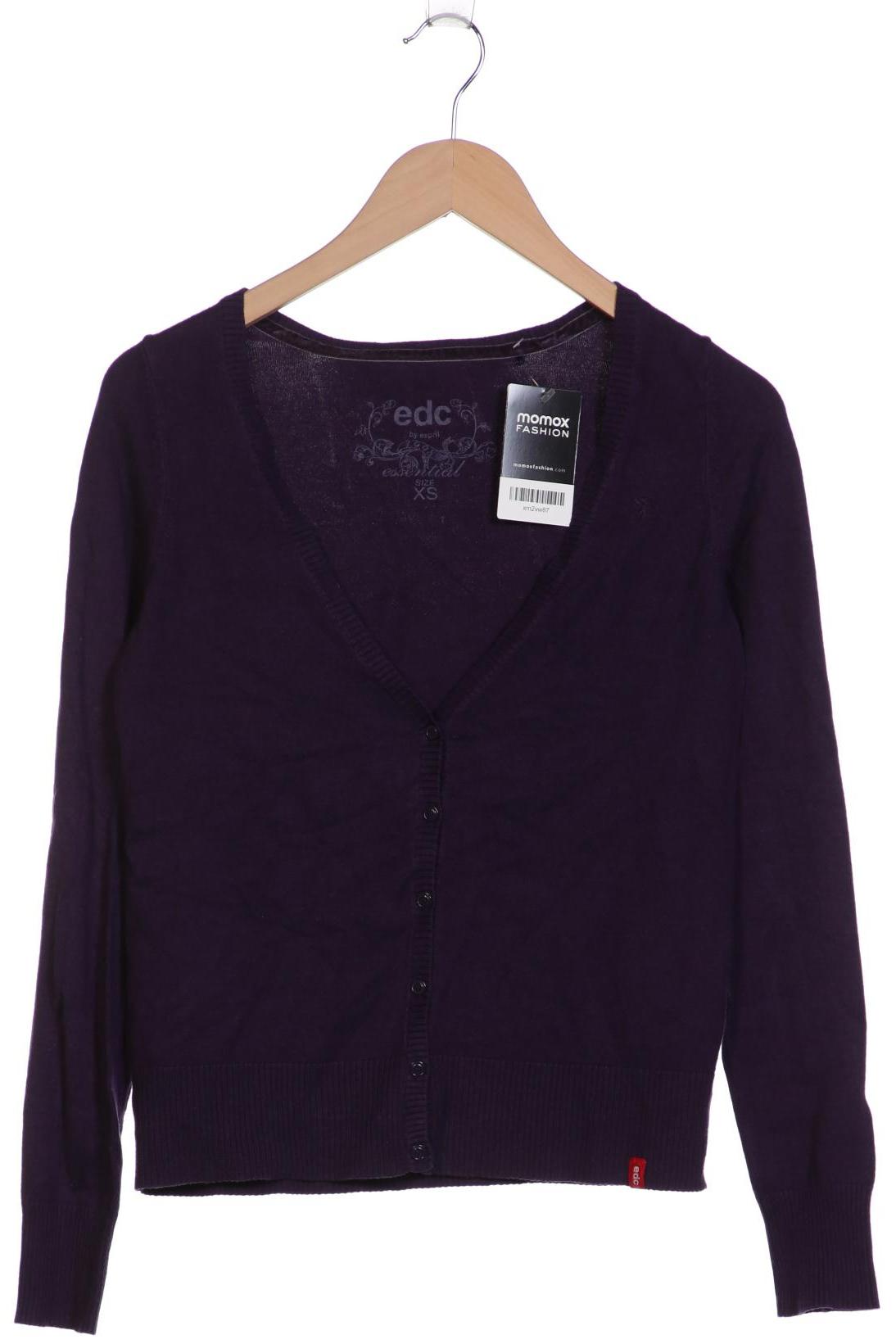 

edc by Esprit Damen Strickjacke, flieder, Gr. 34