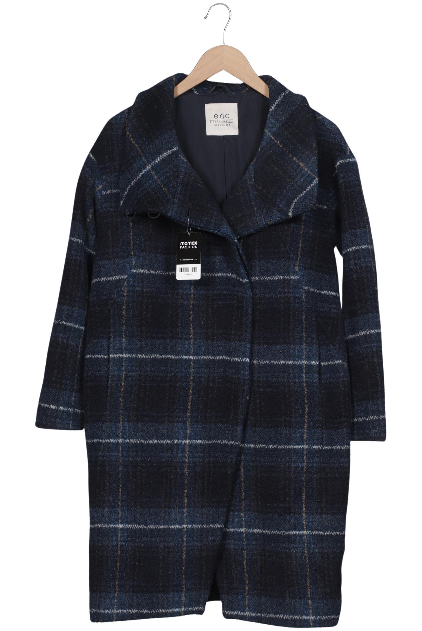 

edc by Esprit Damen Mantel, marineblau, Gr. 36