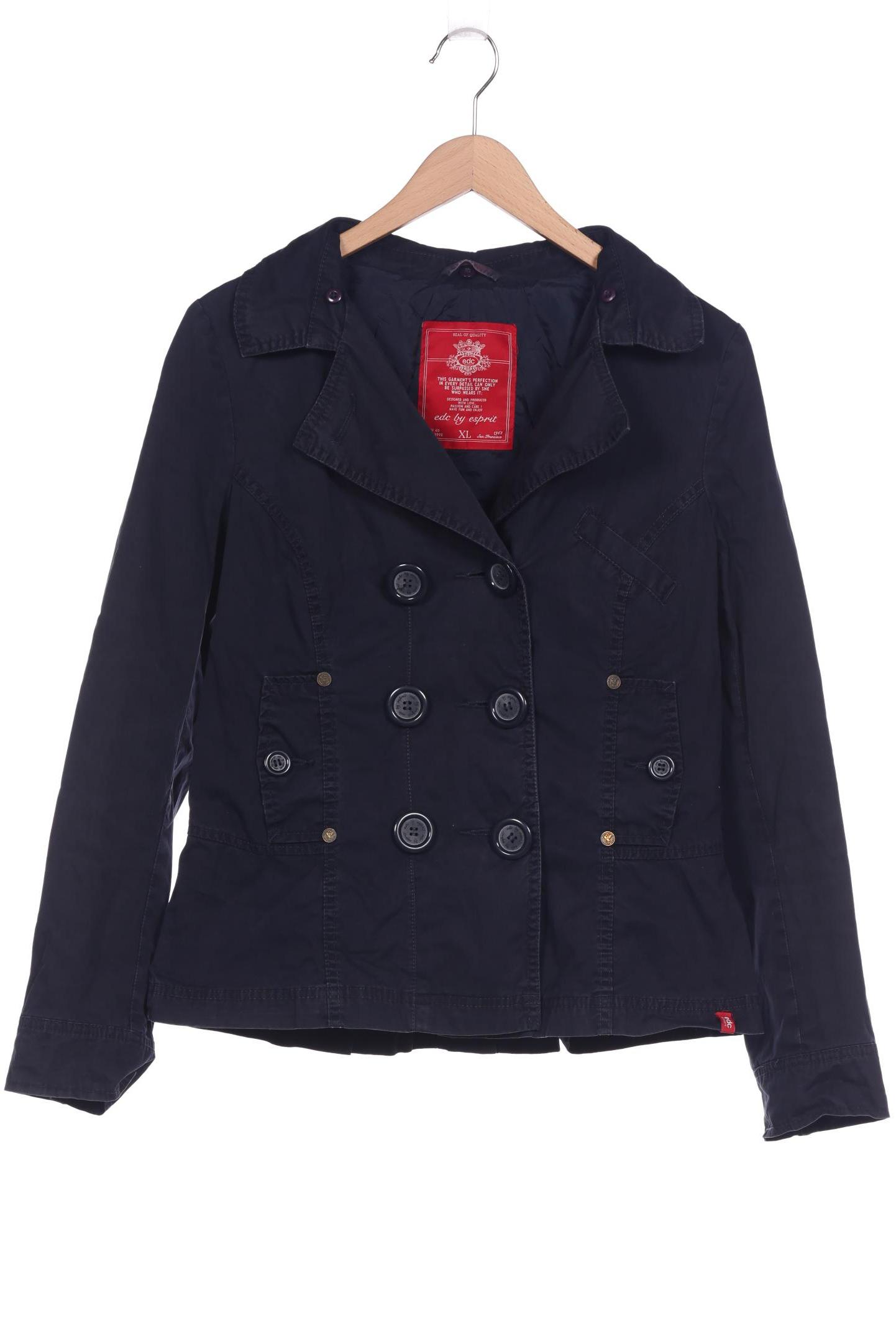 

edc by Esprit Damen Jacke, marineblau, Gr. 44