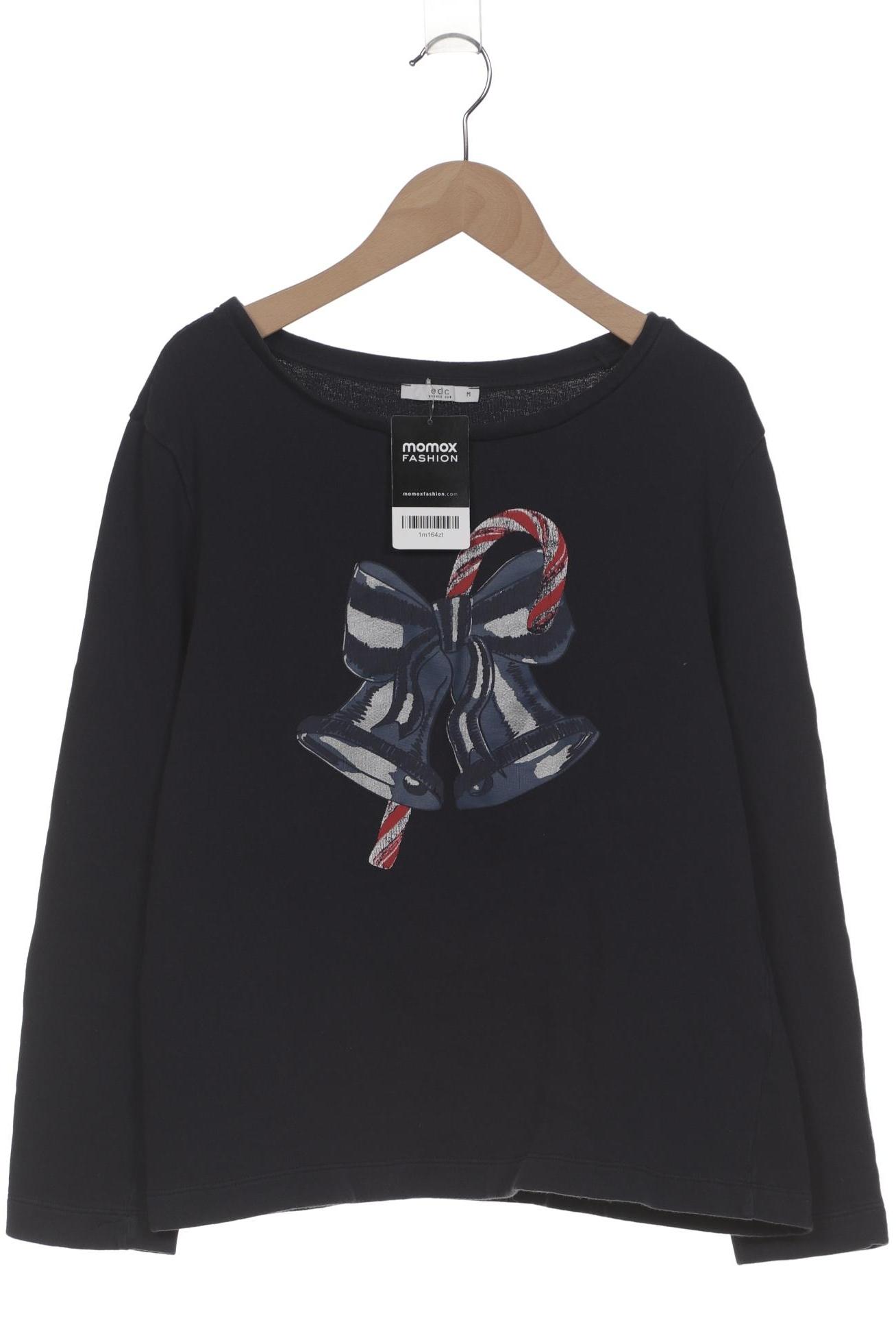 

edc by Esprit Damen Sweatshirt, marineblau, Gr. 38