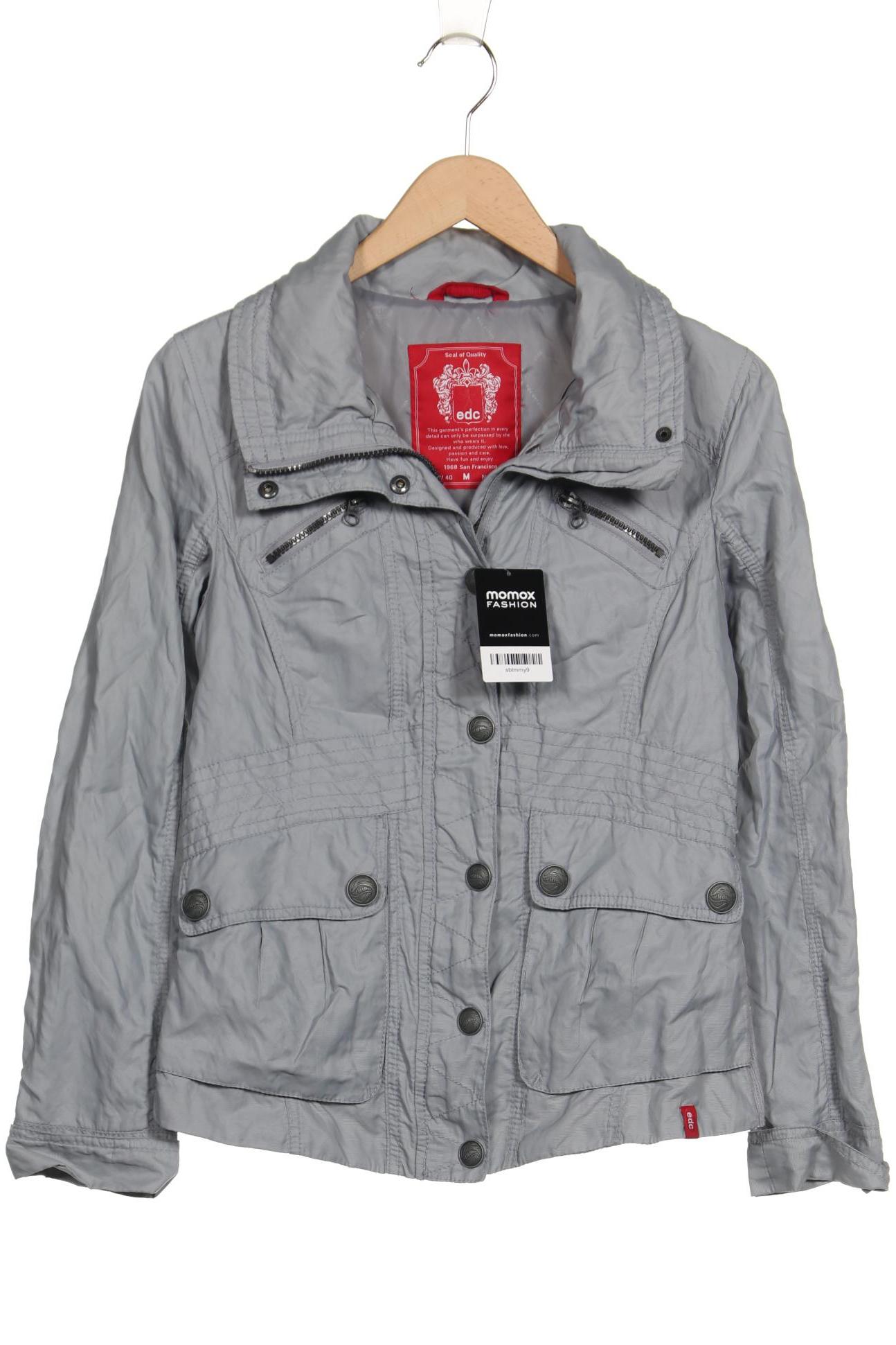 

edc by Esprit Damen Jacke, grau, Gr. 38