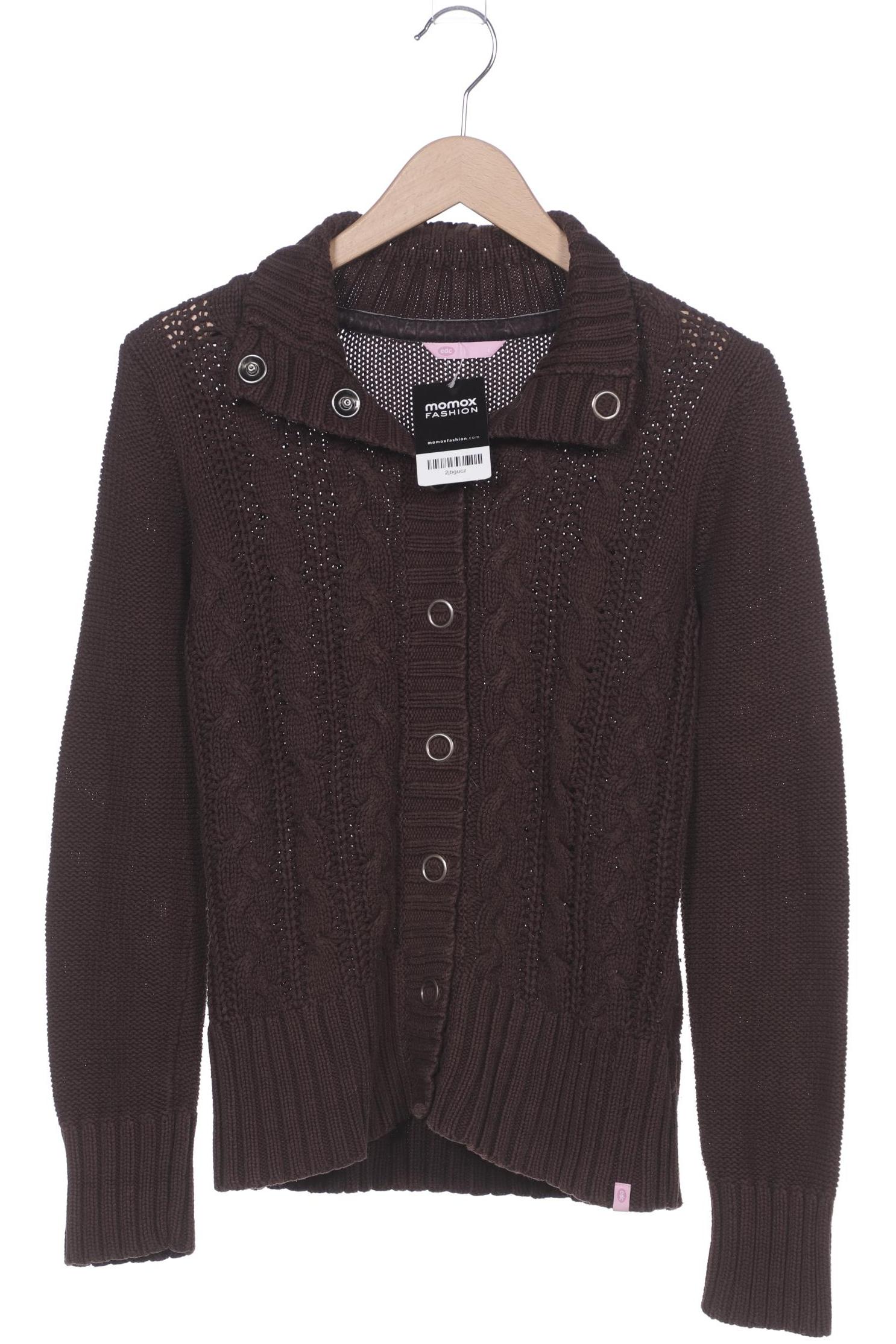 

edc by Esprit Damen Strickjacke, braun, Gr. 42