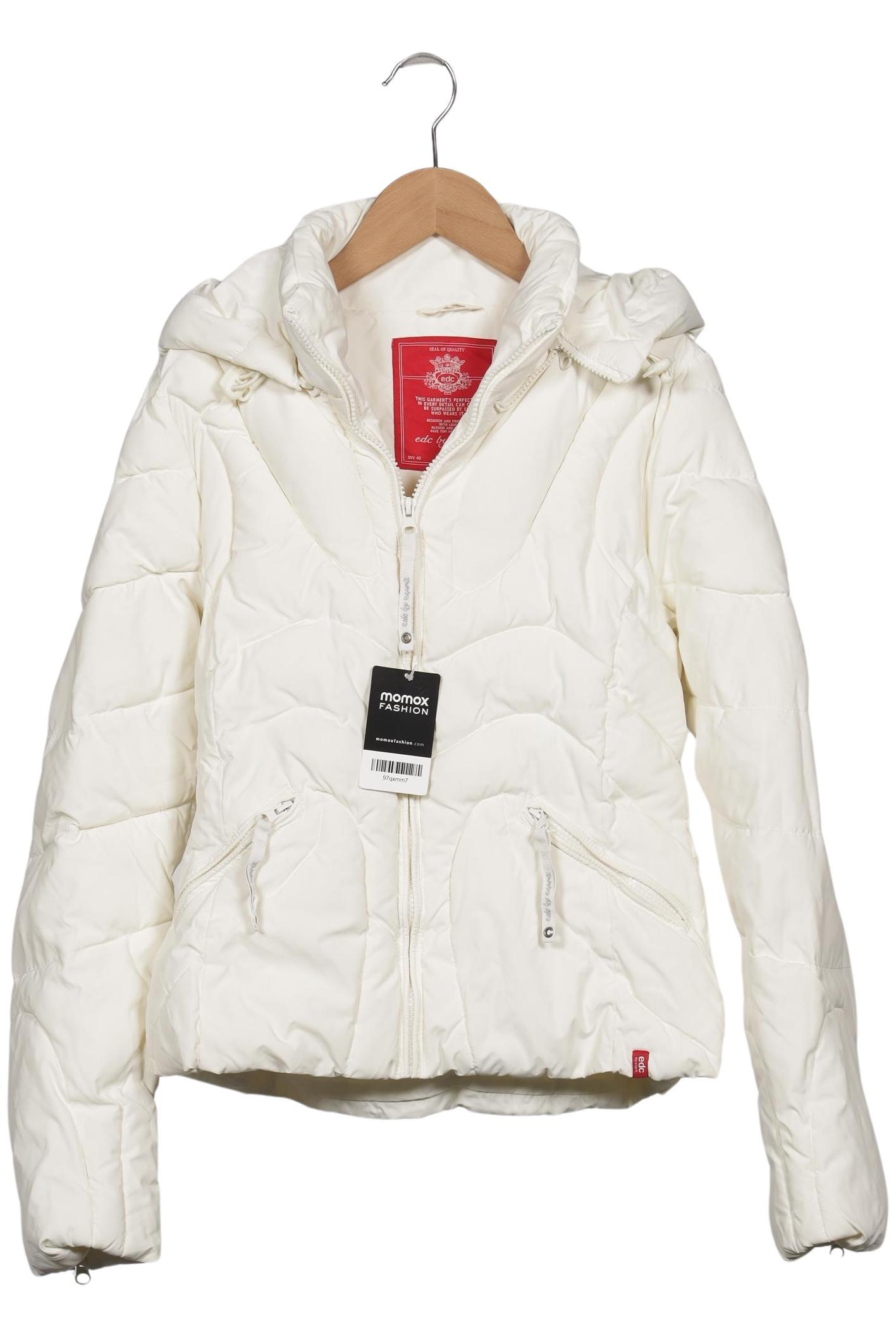 

edc by Esprit Damen Jacke, cremeweiß, Gr. 36