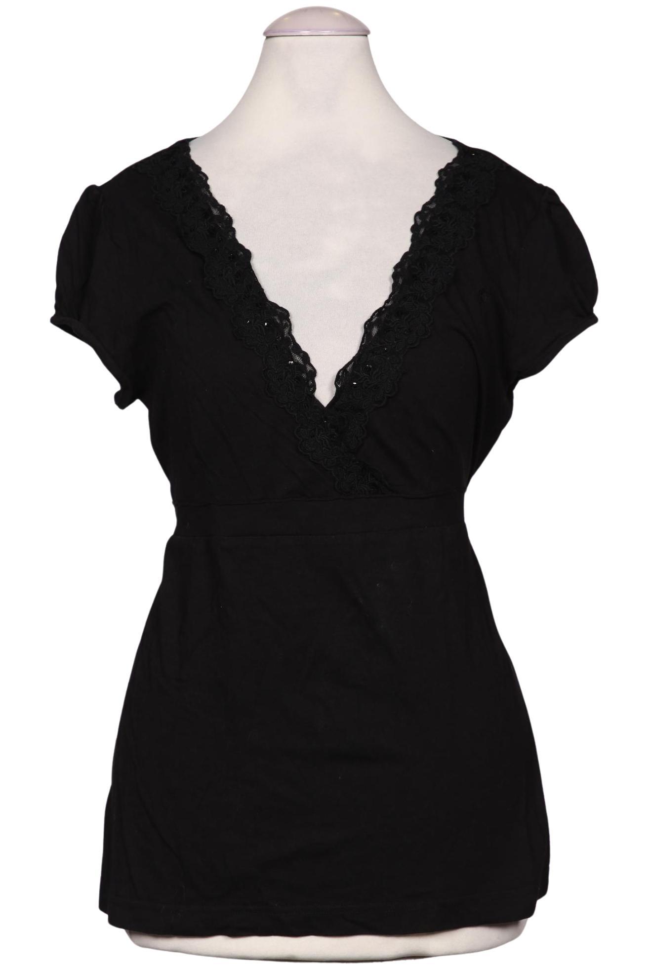 

edc by Esprit Damen T-Shirt, schwarz, Gr. 42