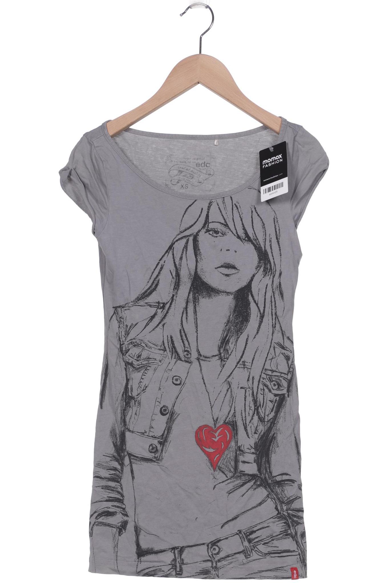 

edc by Esprit Damen T-Shirt, grau