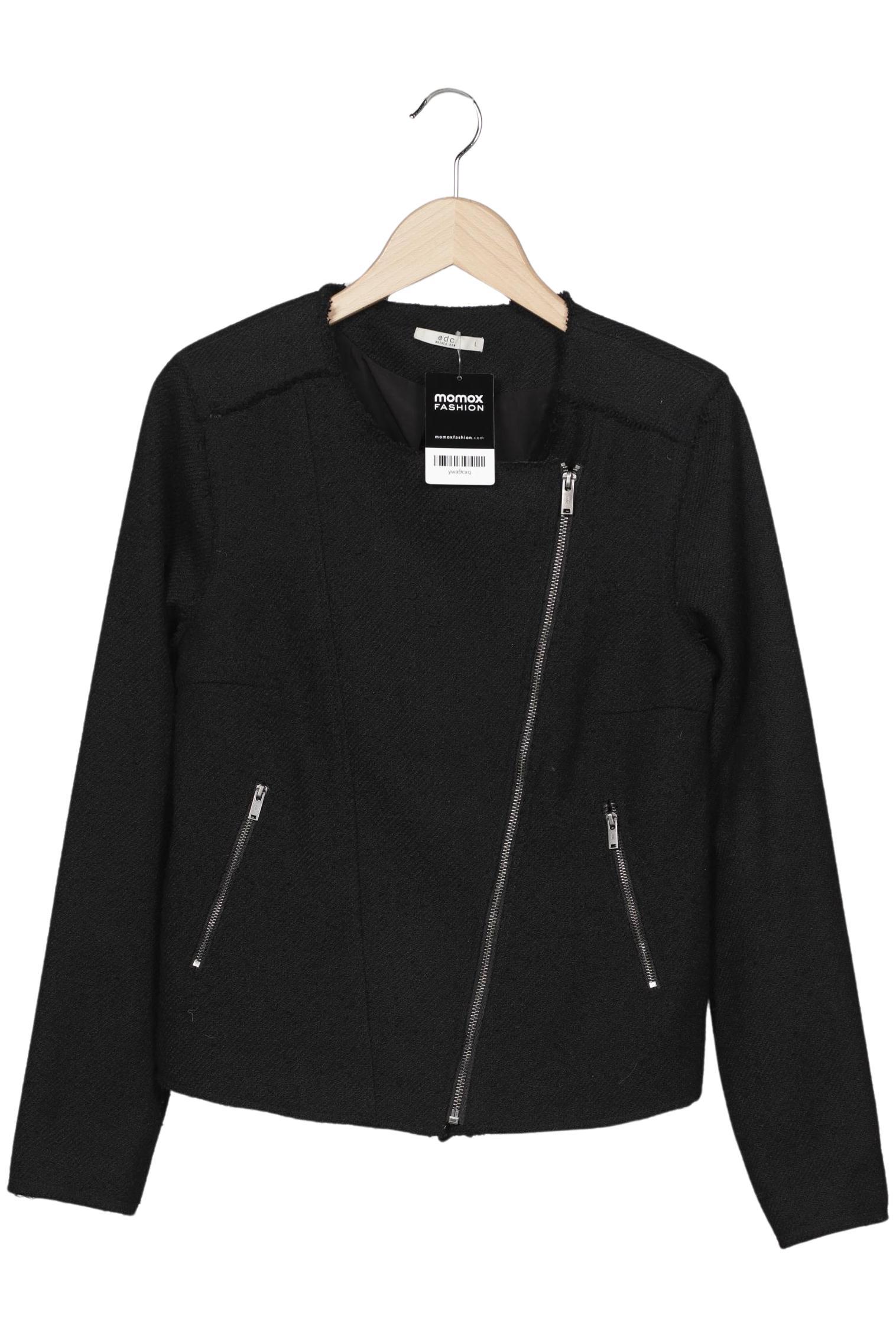 

edc by Esprit Damen Jacke, schwarz, Gr. 42