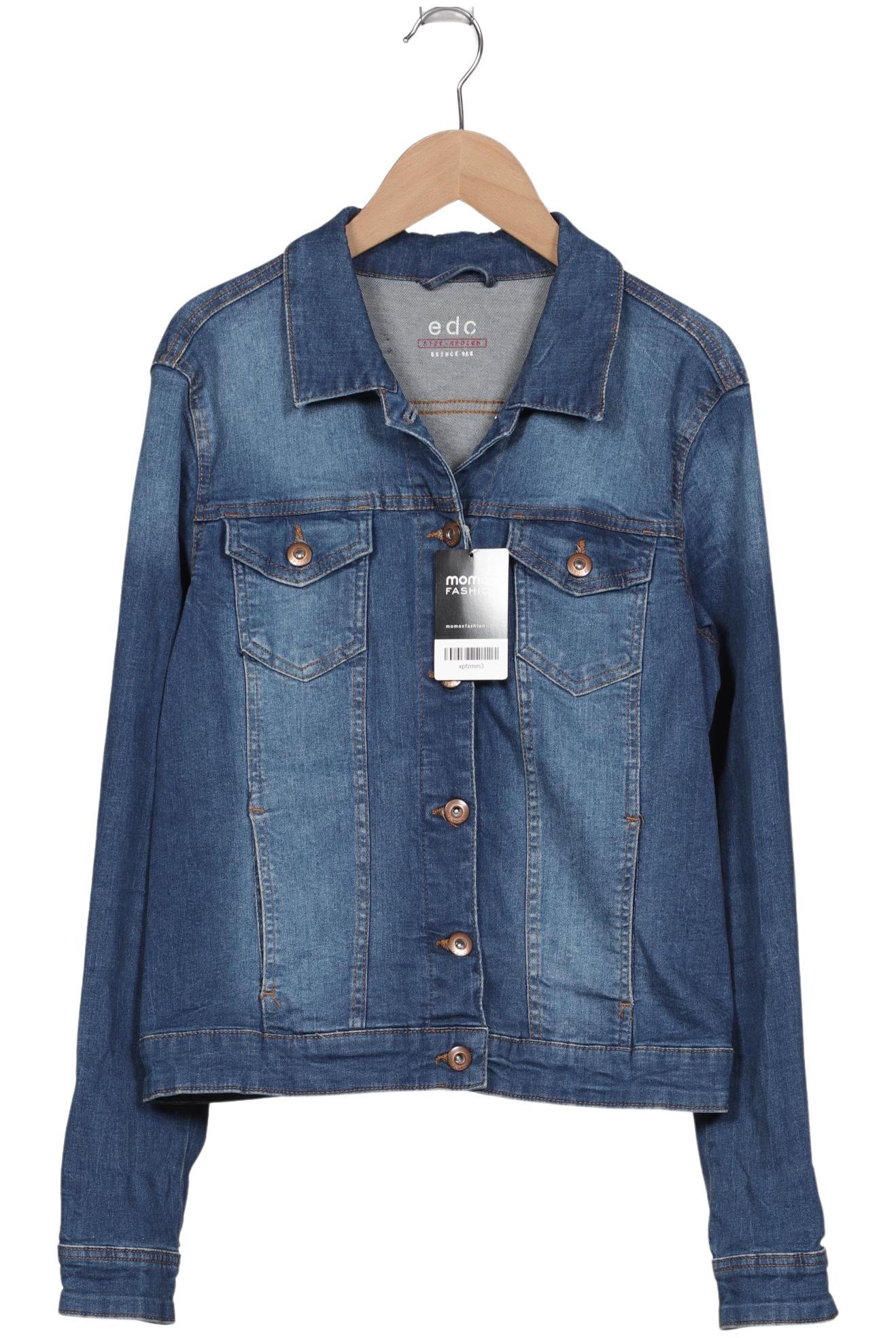 

edc by Esprit Damen Jacke, blau, Gr. 38