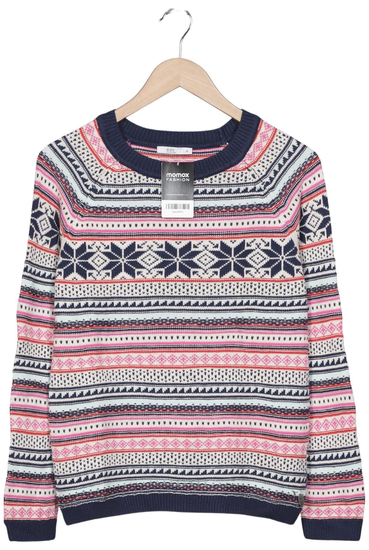 

edc by Esprit Damen Pullover, mehrfarbig, Gr. 38