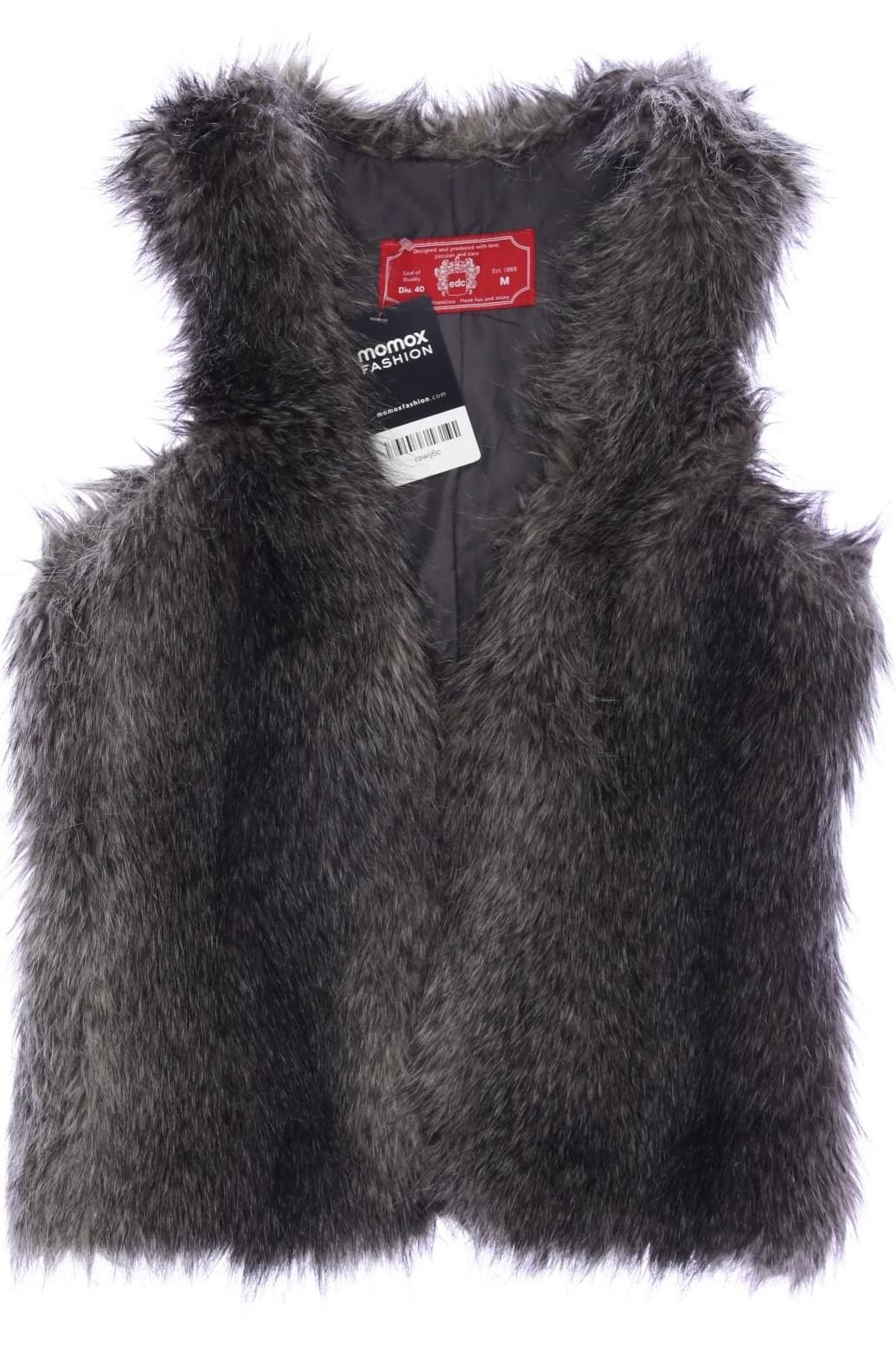 

edc by Esprit Damen Weste, grau, Gr. 38