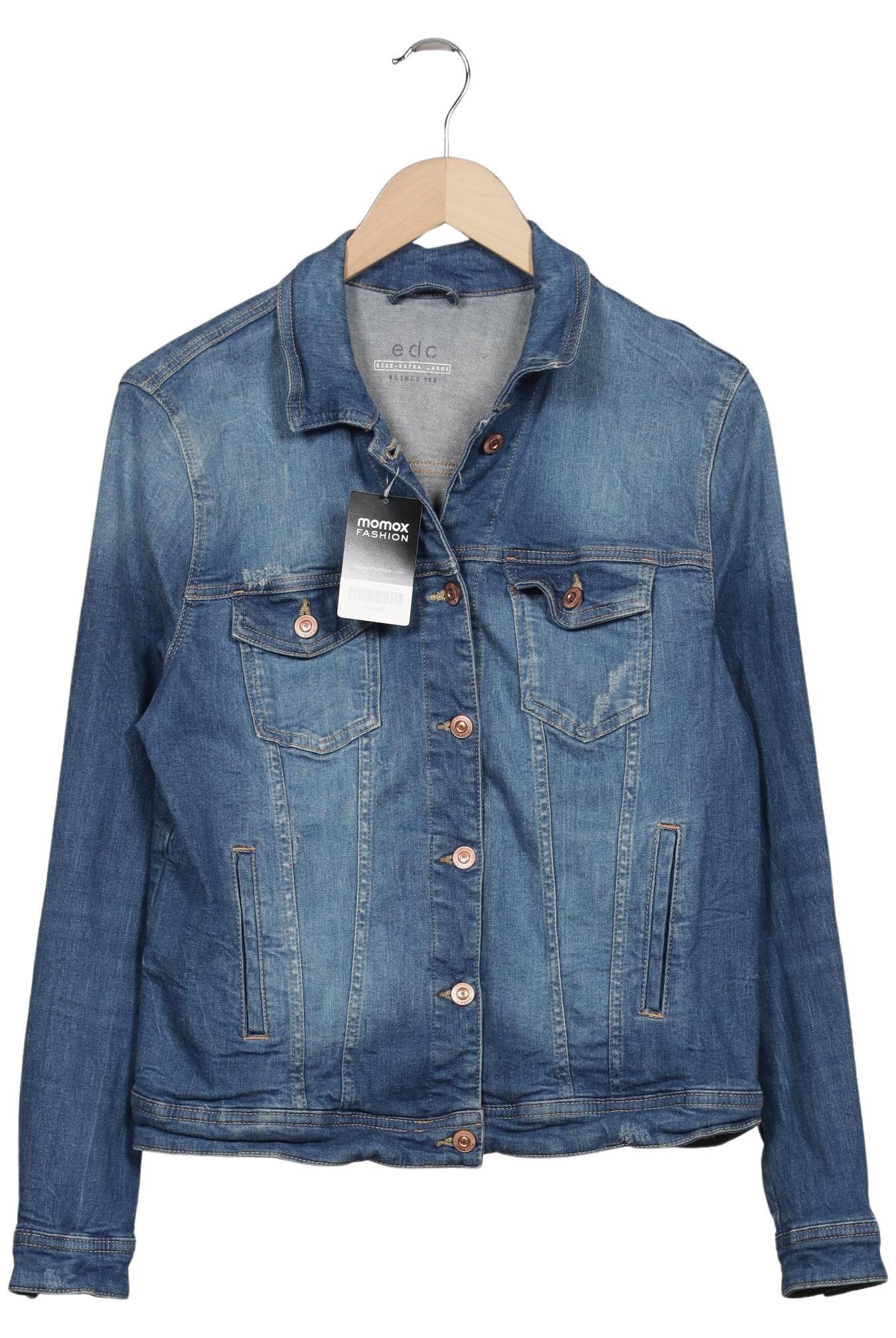 

edc by Esprit Damen Jacke, blau, Gr. 44