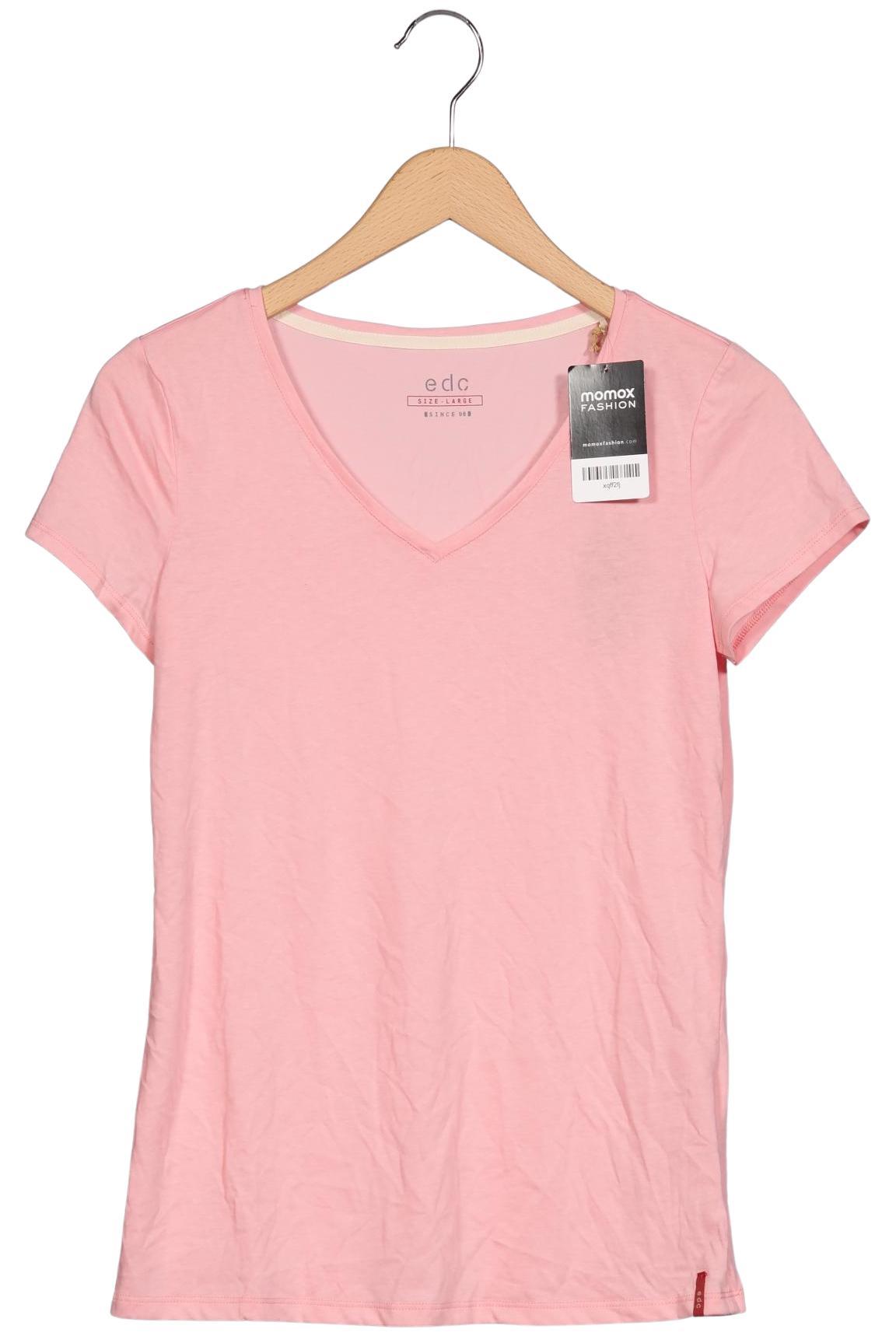 

edc by Esprit Damen T-Shirt, pink, Gr. 42