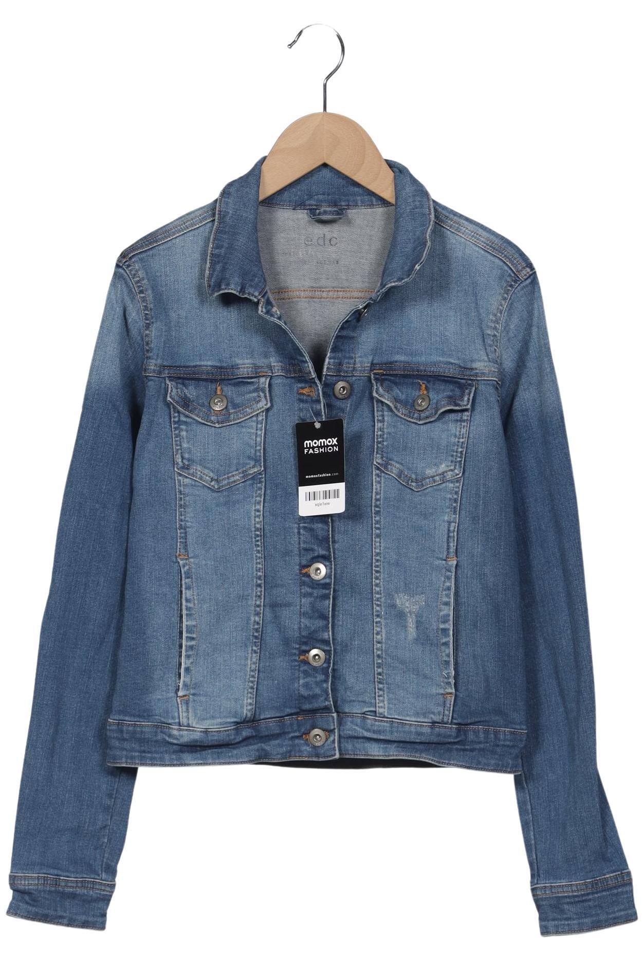 

edc by Esprit Damen Jacke, blau, Gr. 36