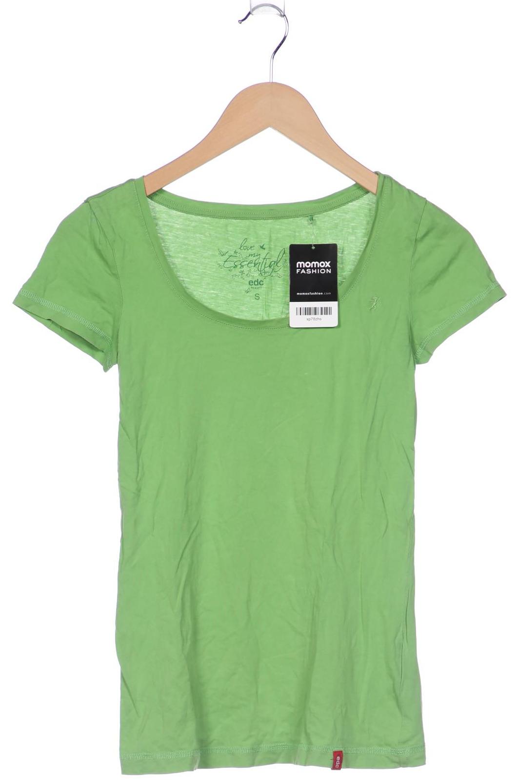 

edc by Esprit Damen T-Shirt, grün, Gr. 36