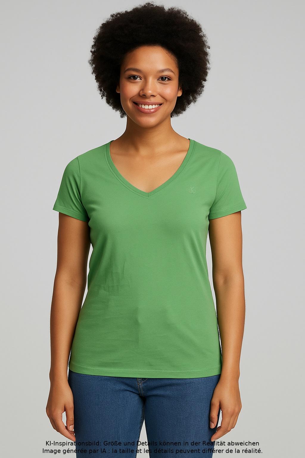 

edc by Esprit Damen T-Shirt, hellgrün, Gr. 44