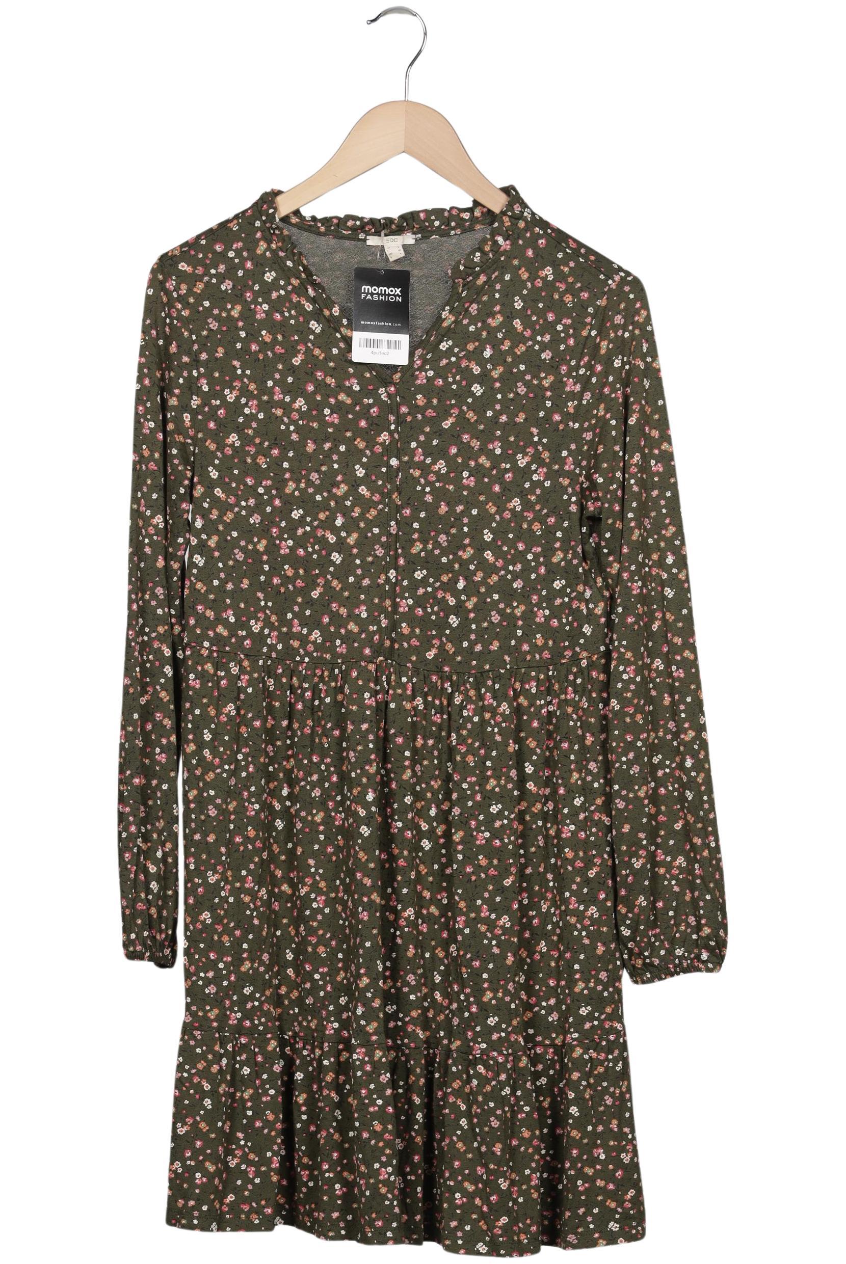 

edc by Esprit Damen Kleid, grün, Gr. 38