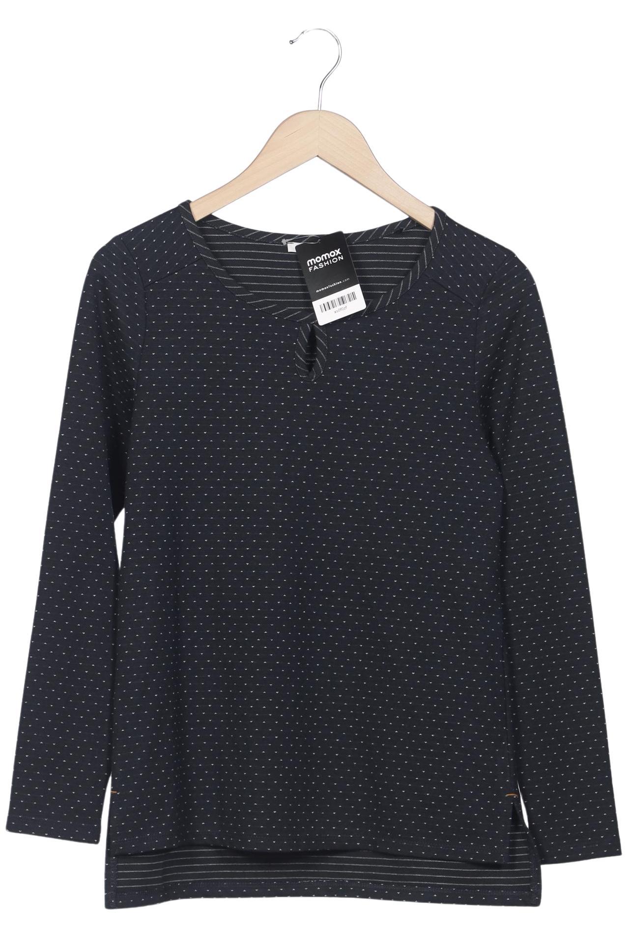 

edc by Esprit Damen Langarmshirt, marineblau, Gr. 36