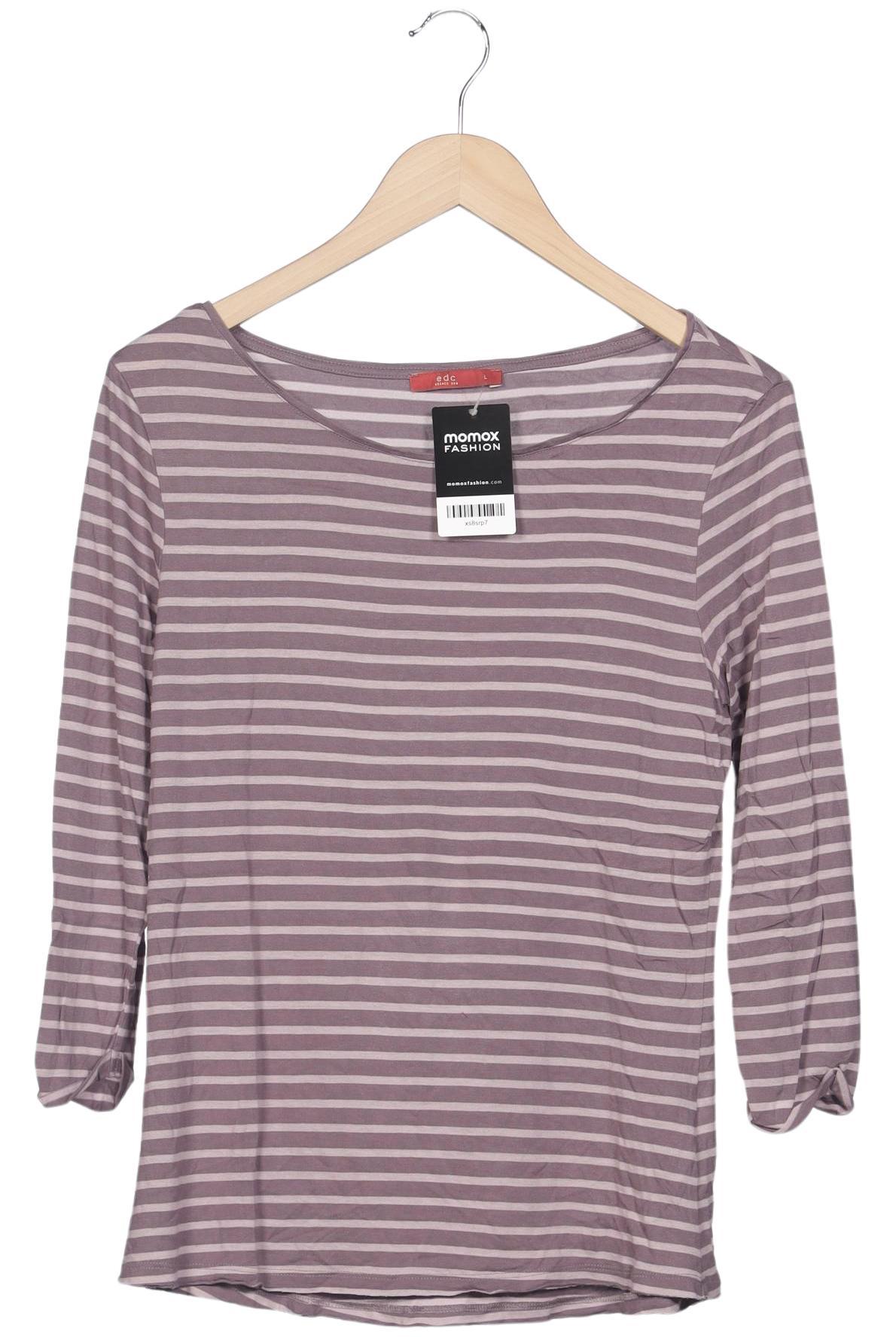 

edc by Esprit Damen Langarmshirt, flieder, Gr. 42