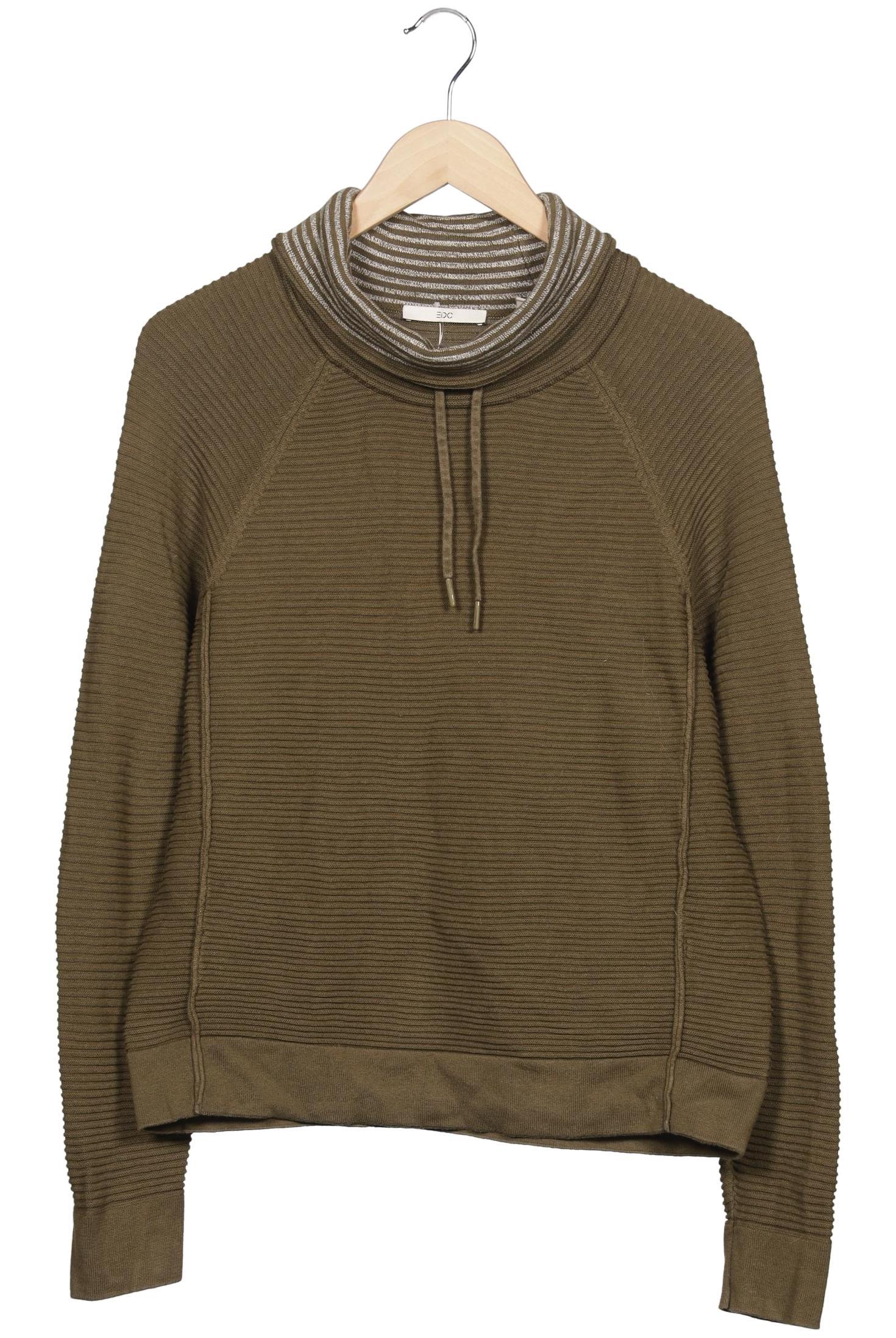 

edc by Esprit Damen Pullover, grün, Gr. 36