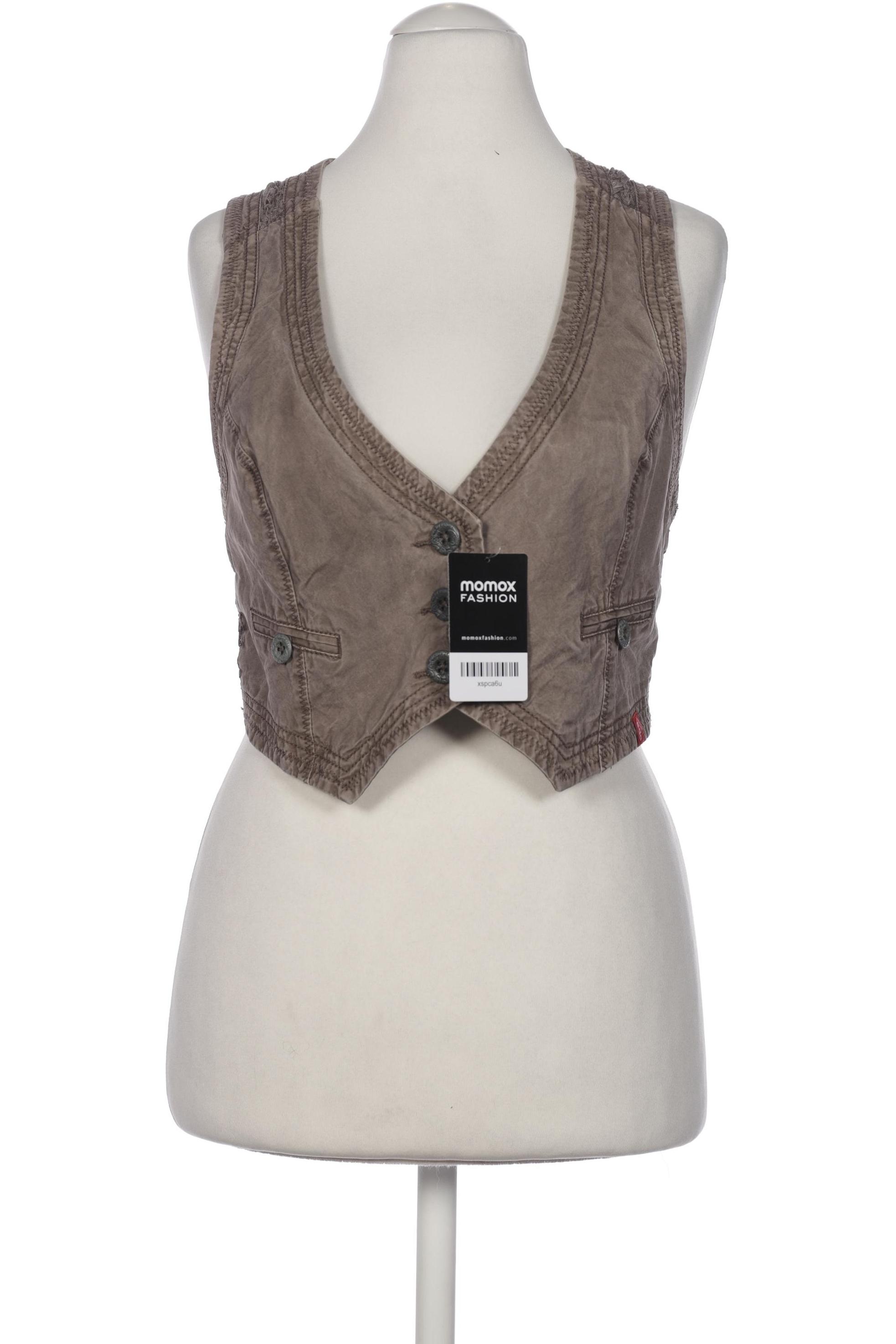 

edc by Esprit Damen Weste, braun, Gr. 36