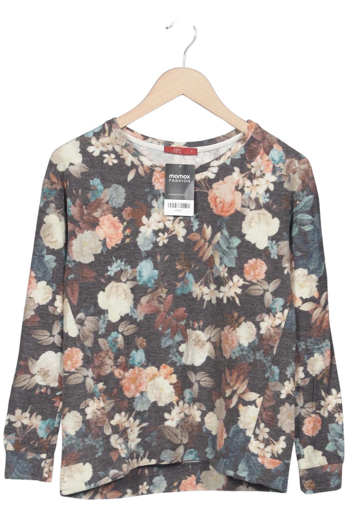 

edc by Esprit Damen Sweatshirt, grau, Gr. 36