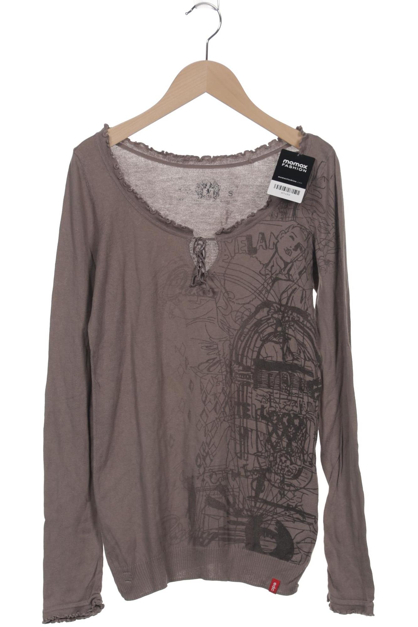 

edc by Esprit Damen Pullover, braun, Gr. 36