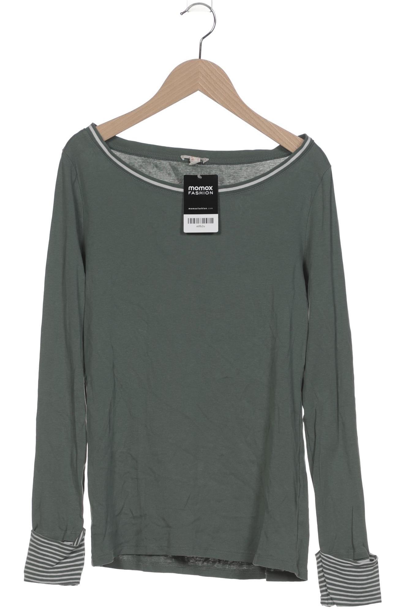 

edc by Esprit Damen Langarmshirt, grün, Gr. 42
