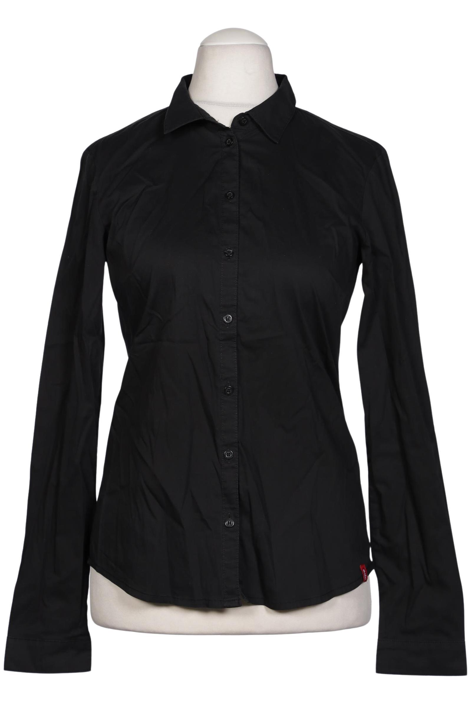 

edc by Esprit Damen Bluse, schwarz, Gr. 36