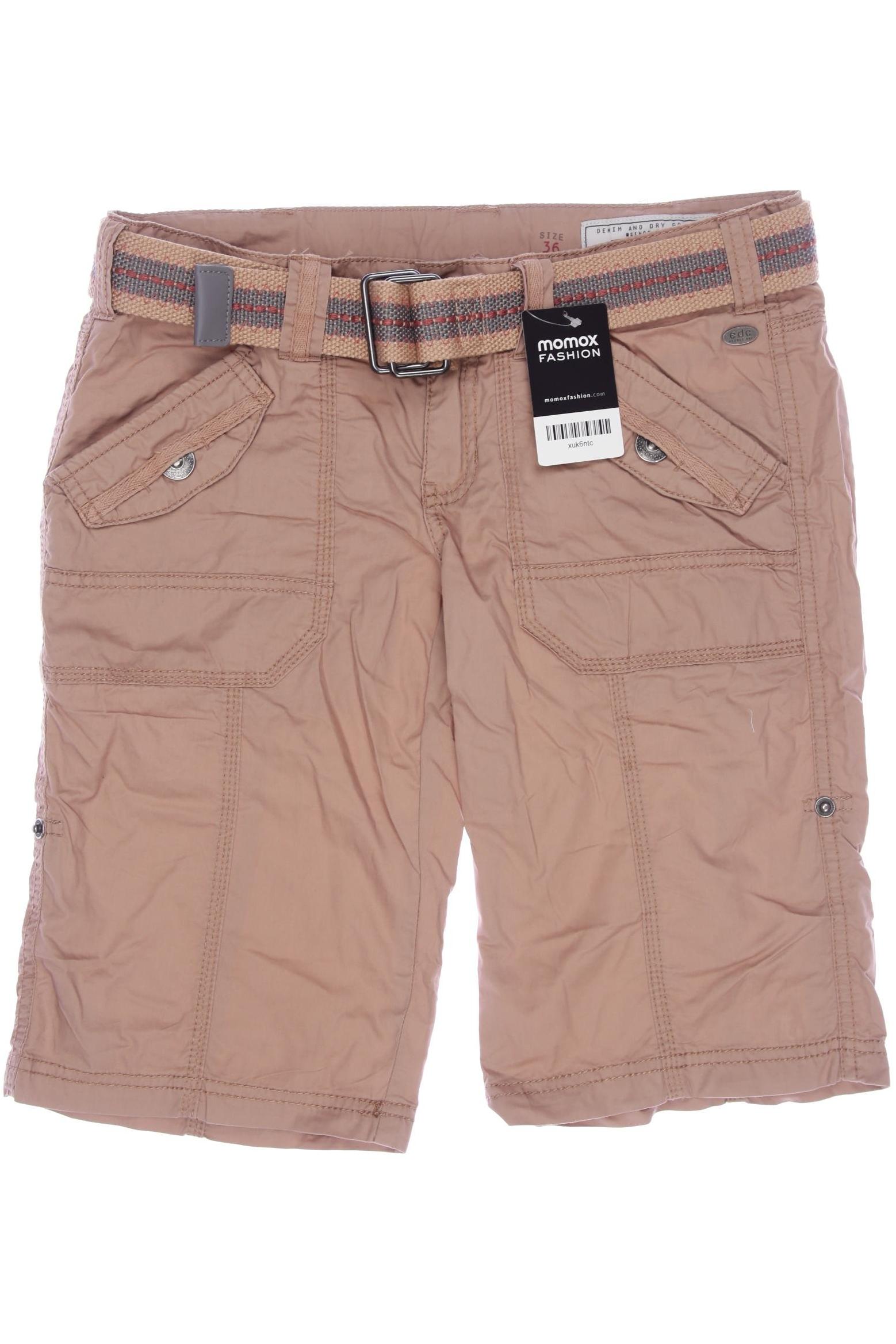 

edc by Esprit Damen Shorts, beige, Gr. 36