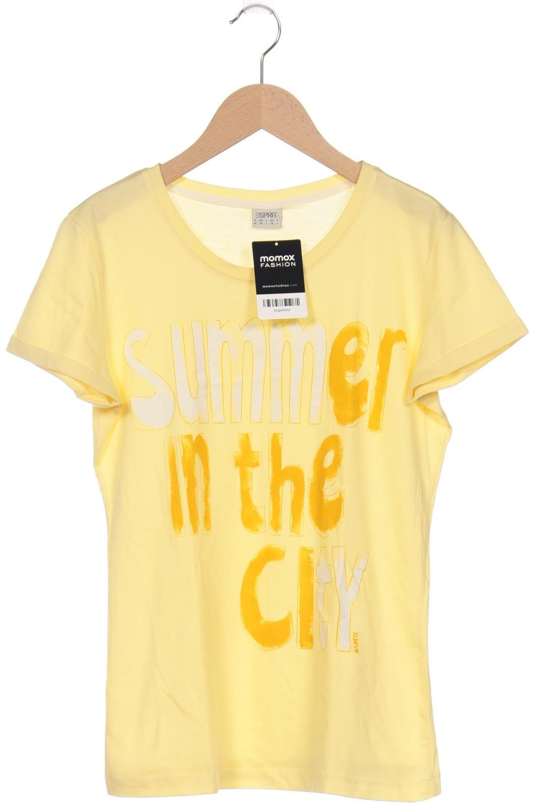 

edc by Esprit Damen T-Shirt, gelb, Gr. 38