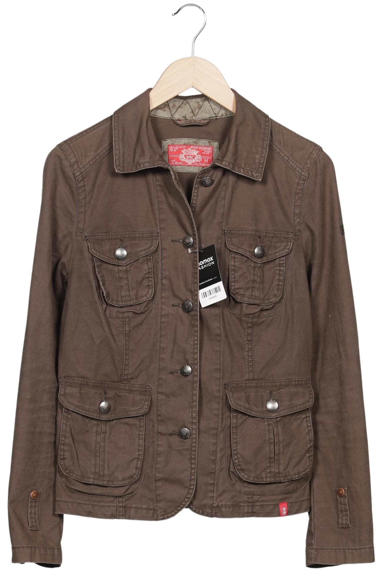 

edc by Esprit Damen Jacke, braun, Gr. 38