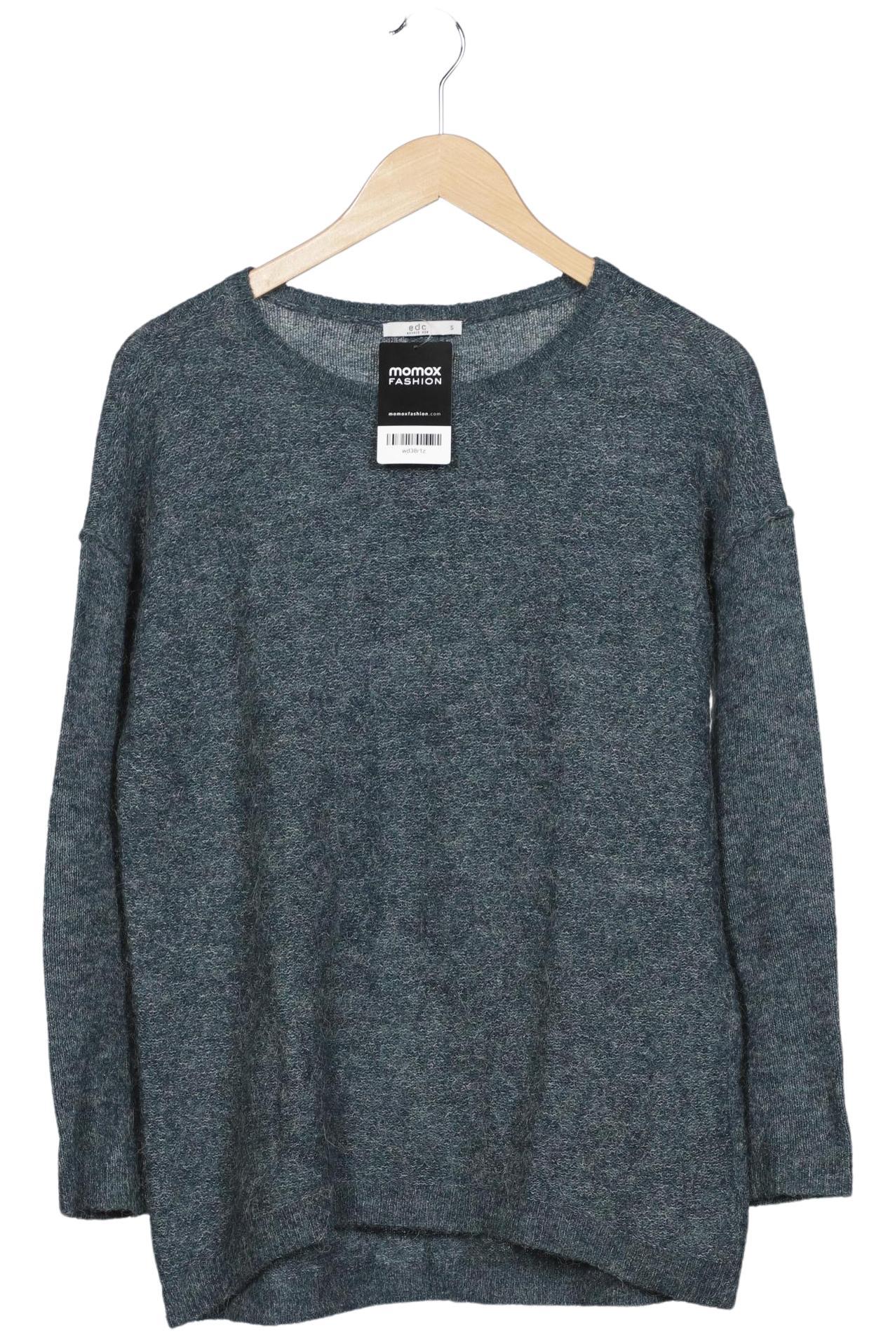 

edc by Esprit Damen Pullover, blau, Gr. 36
