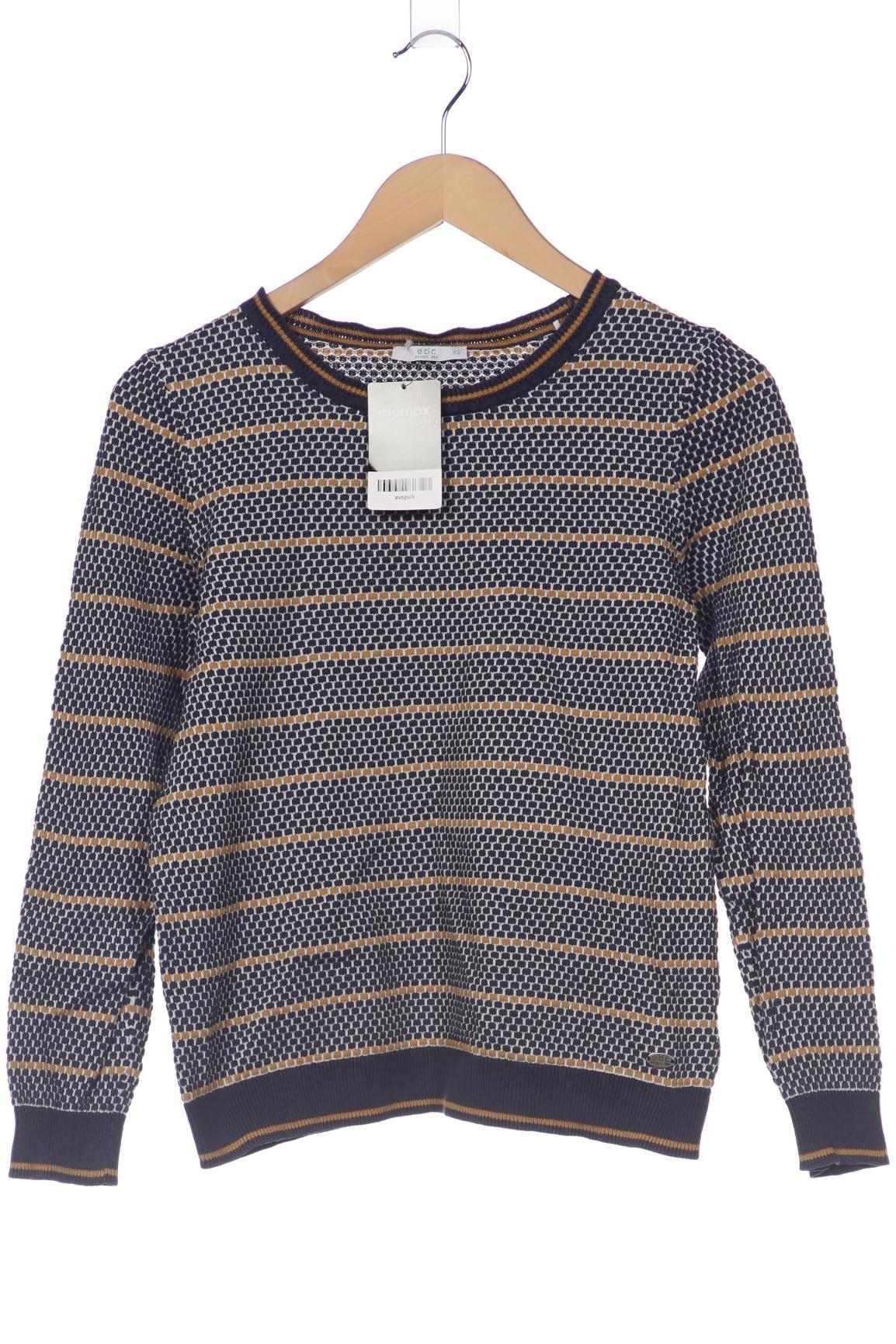 

edc by Esprit Damen Pullover, marineblau, Gr. 34