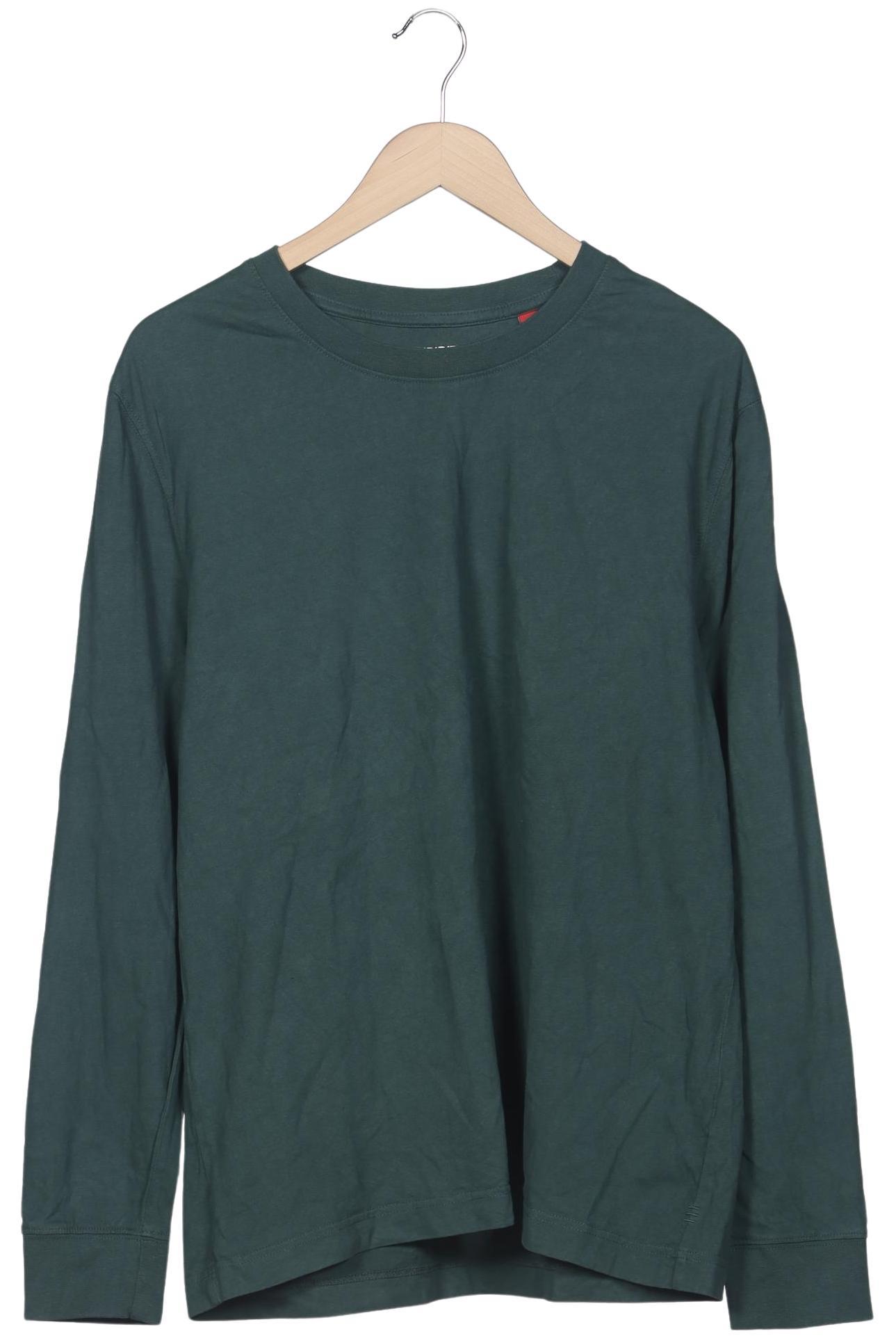 

edc by Esprit Herren Langarmshirt, grün, Gr. 54