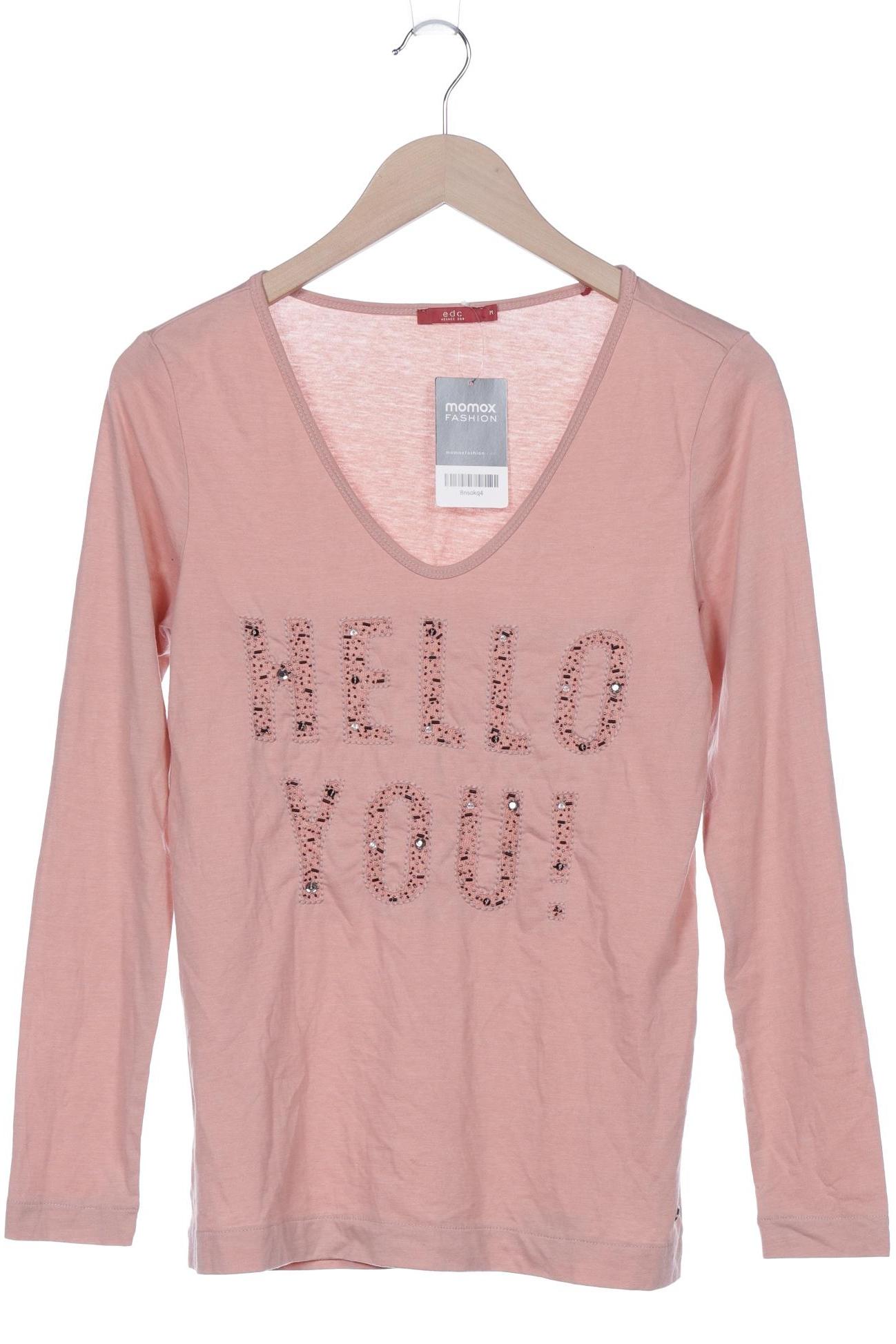 

edc by Esprit Damen Langarmshirt, beige, Gr. 38