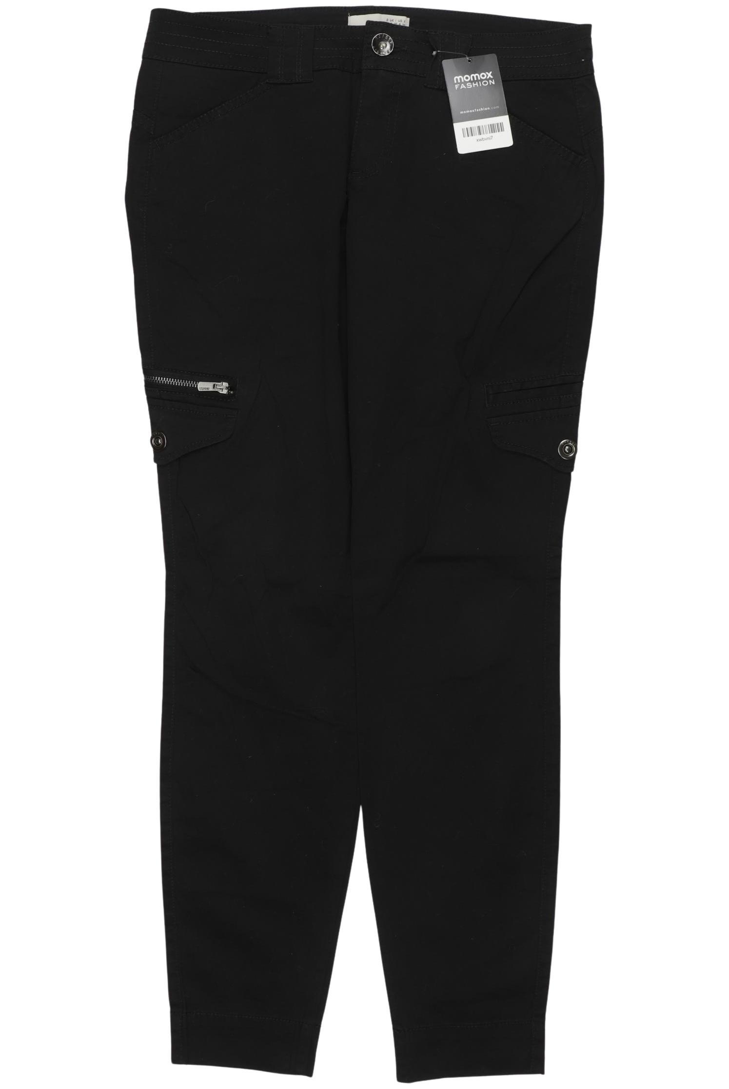 

edc by Esprit Damen Stoffhose, schwarz, Gr. 34