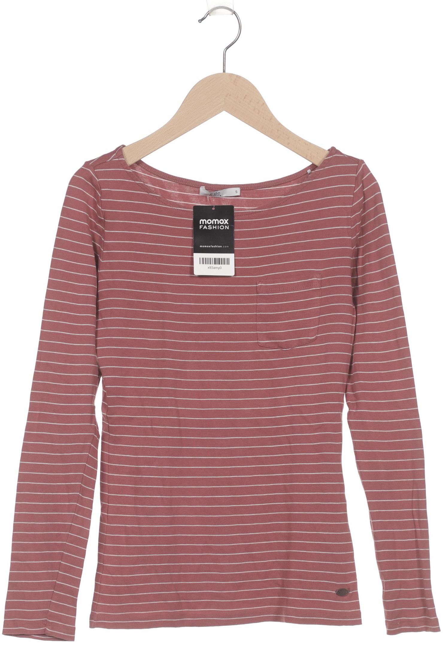 

edc by Esprit Damen Langarmshirt, bordeaux, Gr. 36