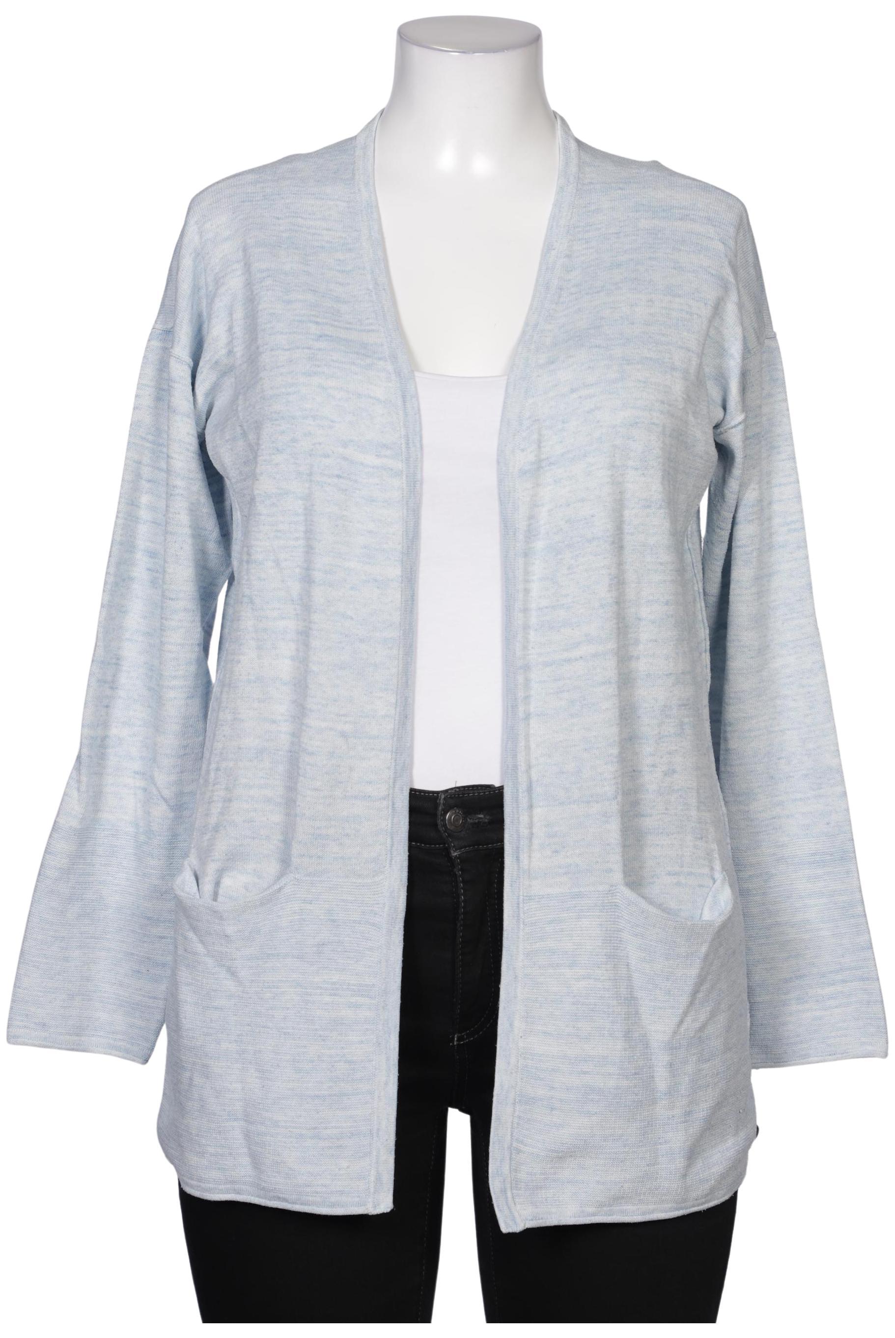 

edc by Esprit Damen Strickjacke, hellblau, Gr. 42