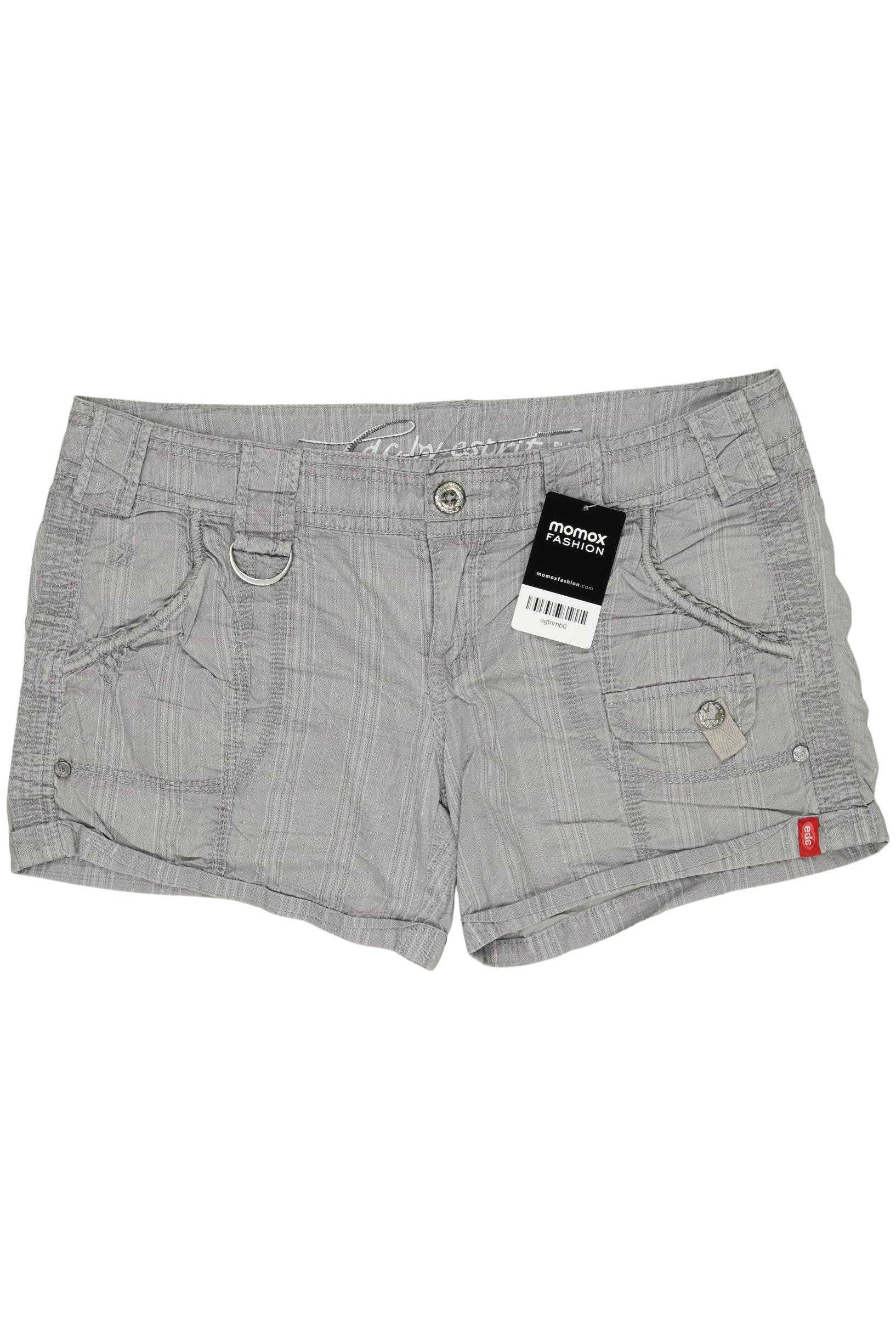 

edc by Esprit Damen Shorts, grau, Gr. 40