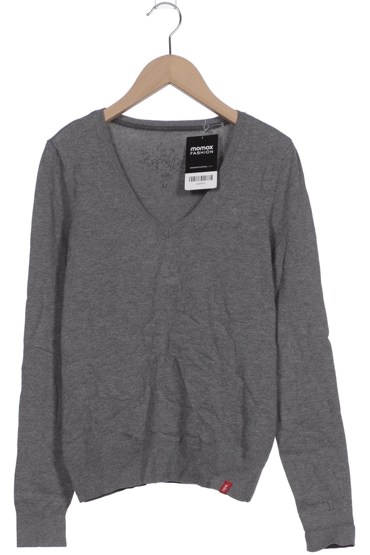 

edc by Esprit Damen Pullover, grau, Gr. 38